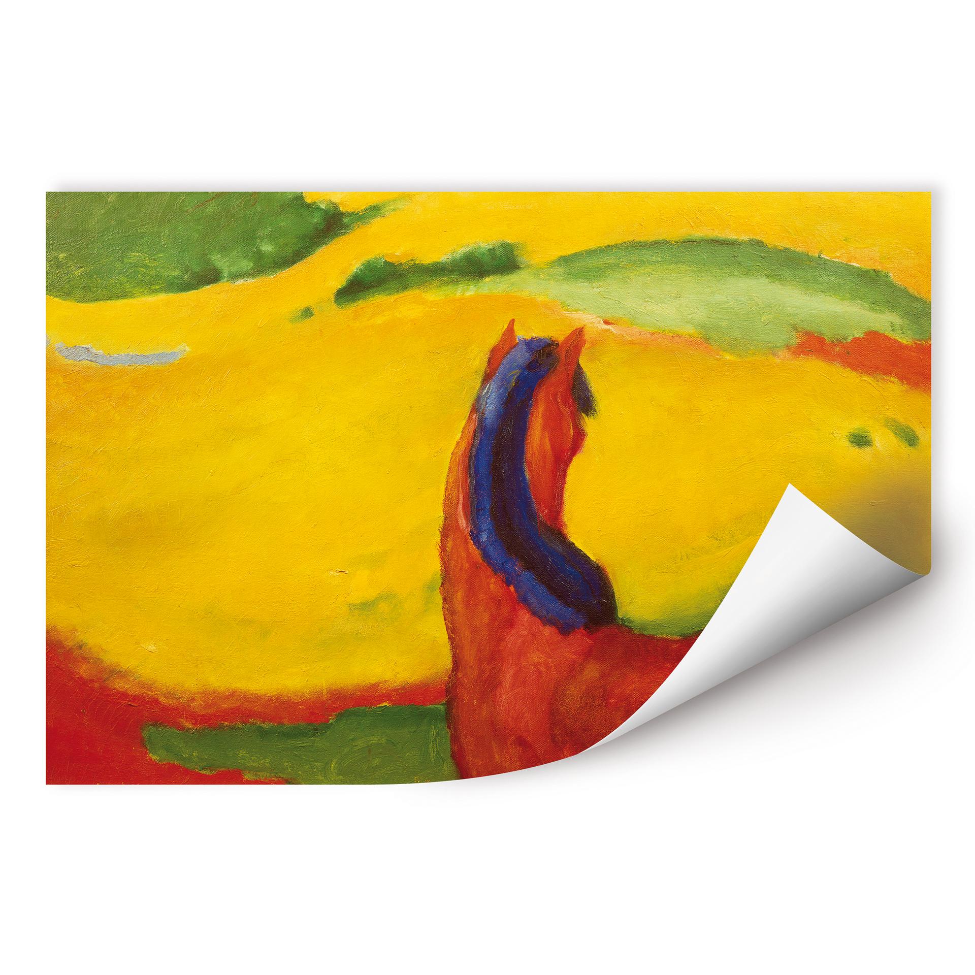 Wallprint Marc - Pferd in der Landschaft