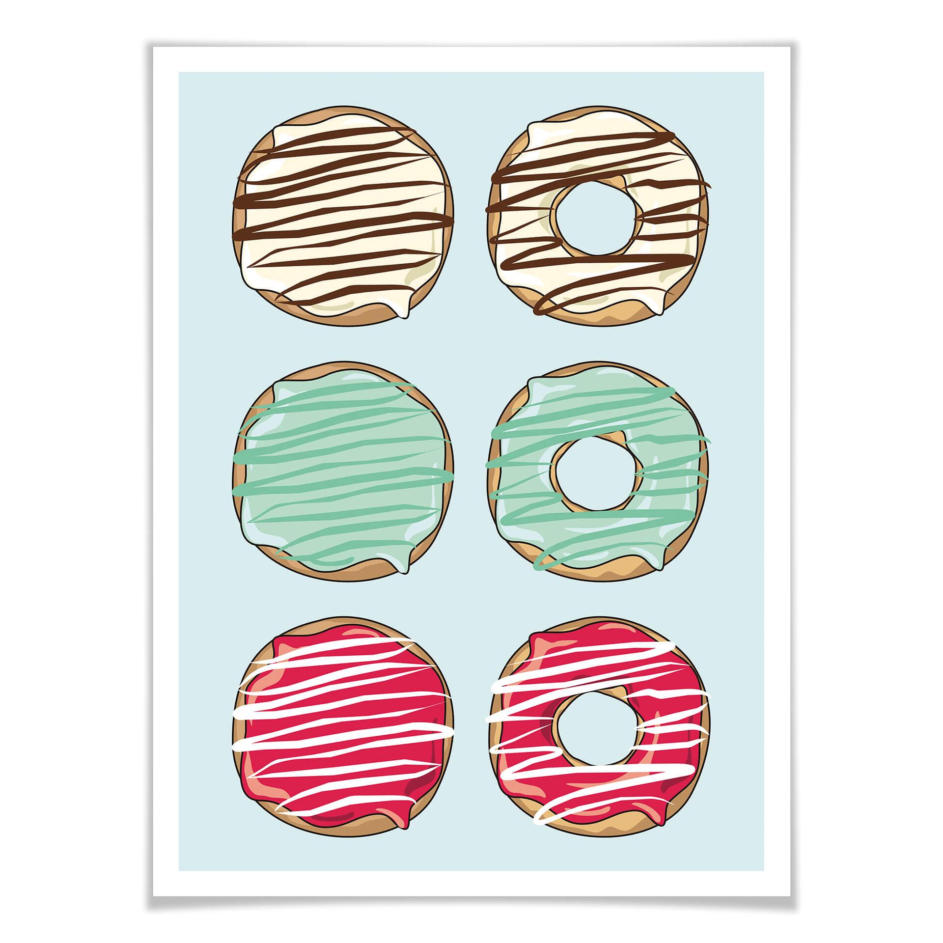 Plakat Donuts 01