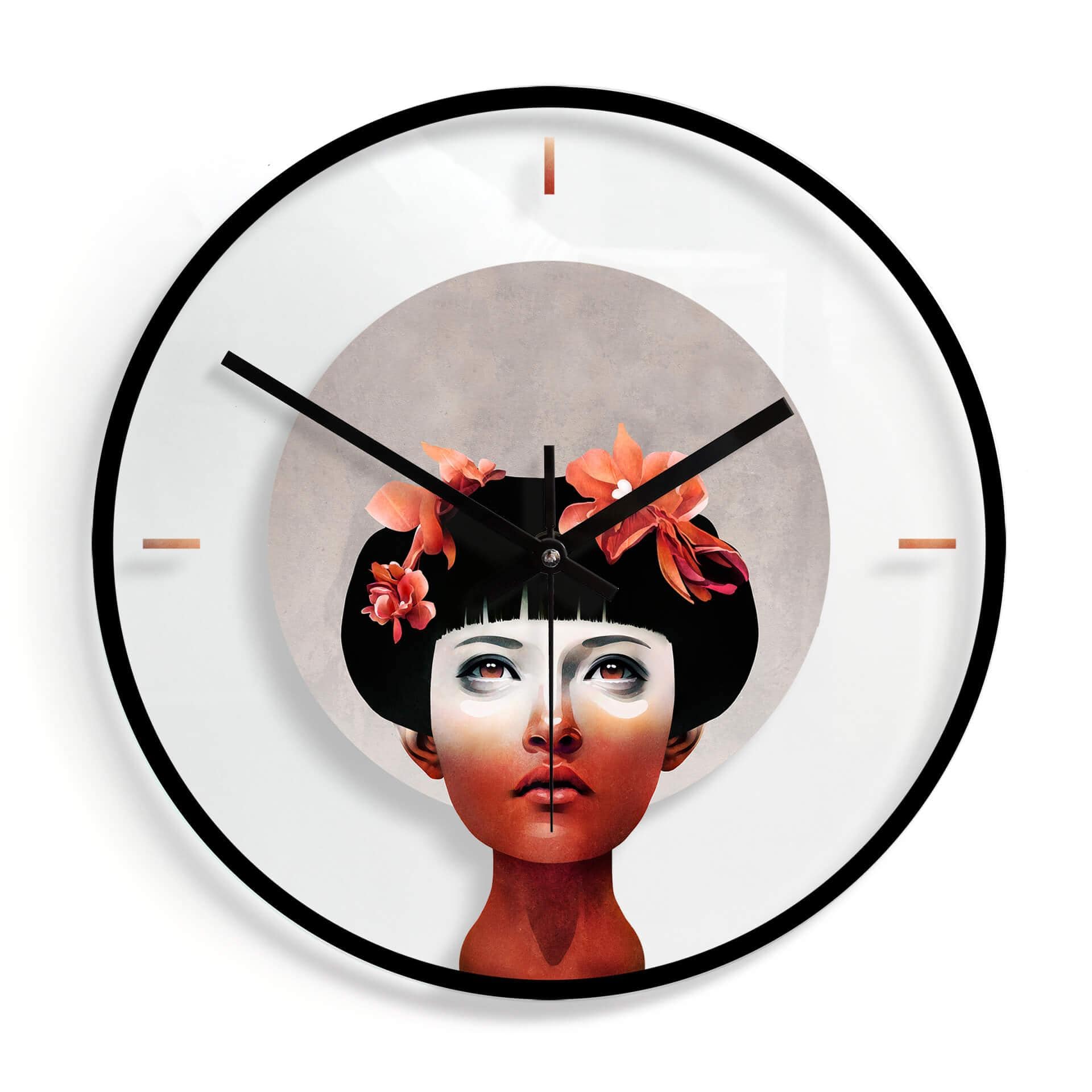 Horloge murale en verre - Ireland - Hyperdusk II