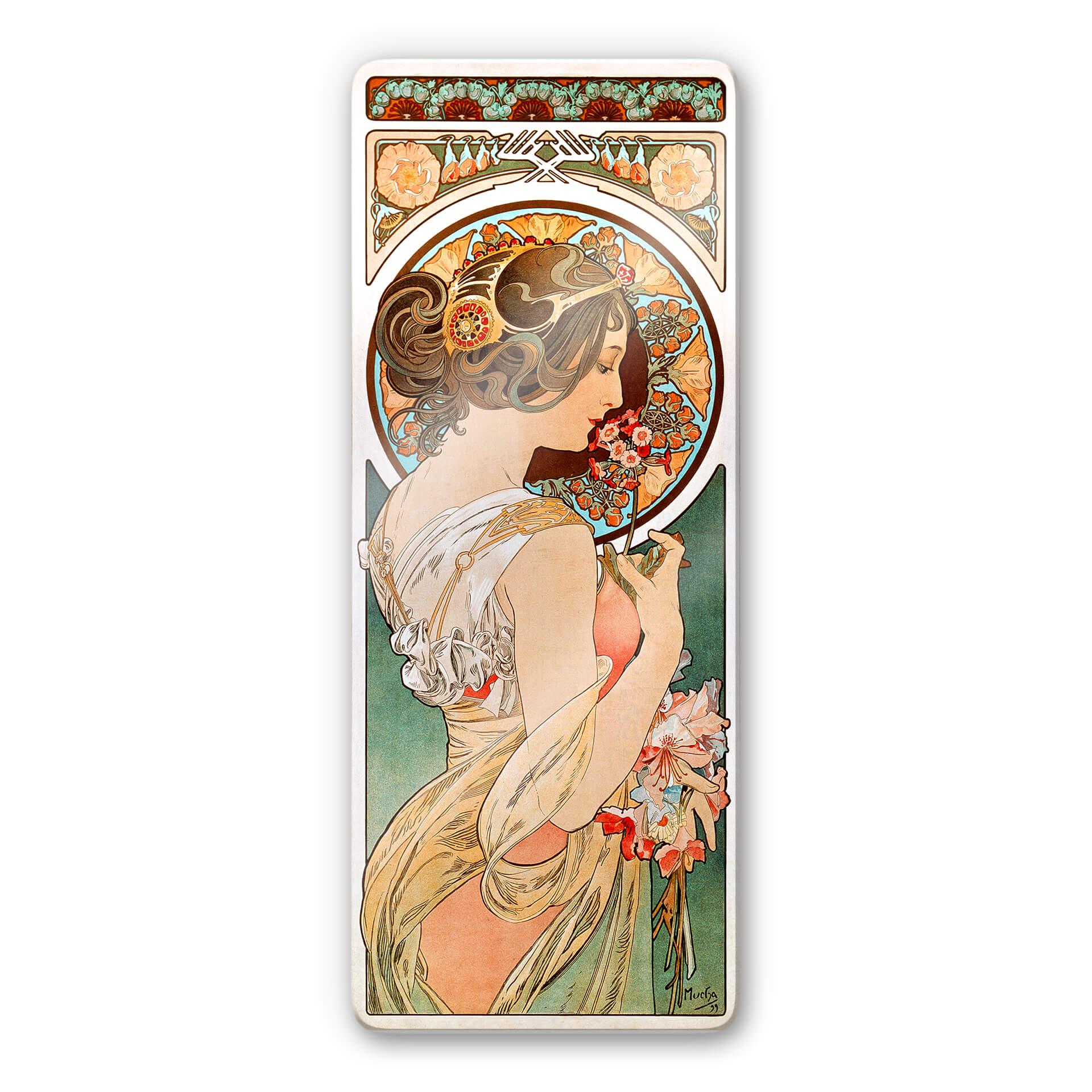 Glasbillede - Mucha - Natlys