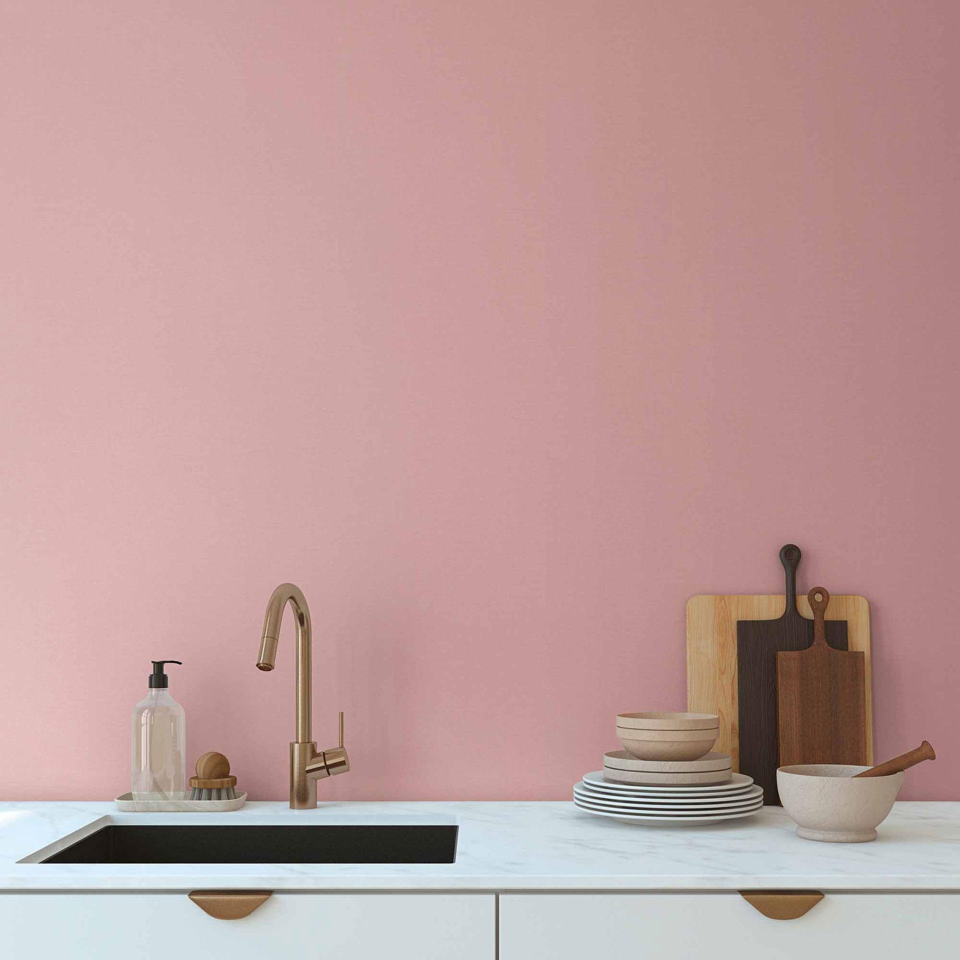 behang roze modern licht structuur van A.S. Creation effen vliesbehang