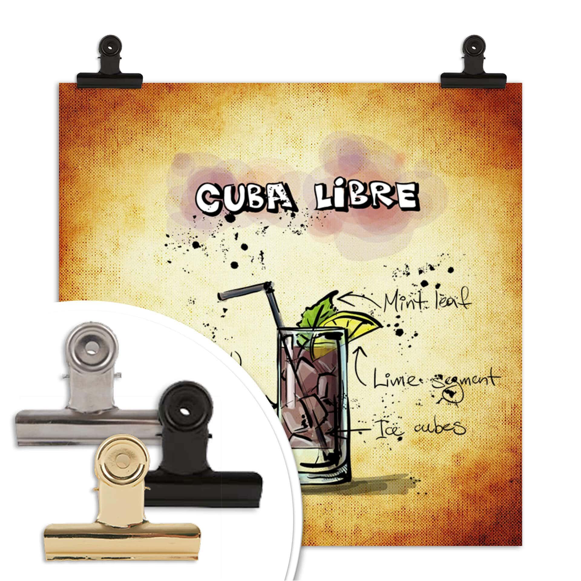 Plakat Cuba Libre - przepis