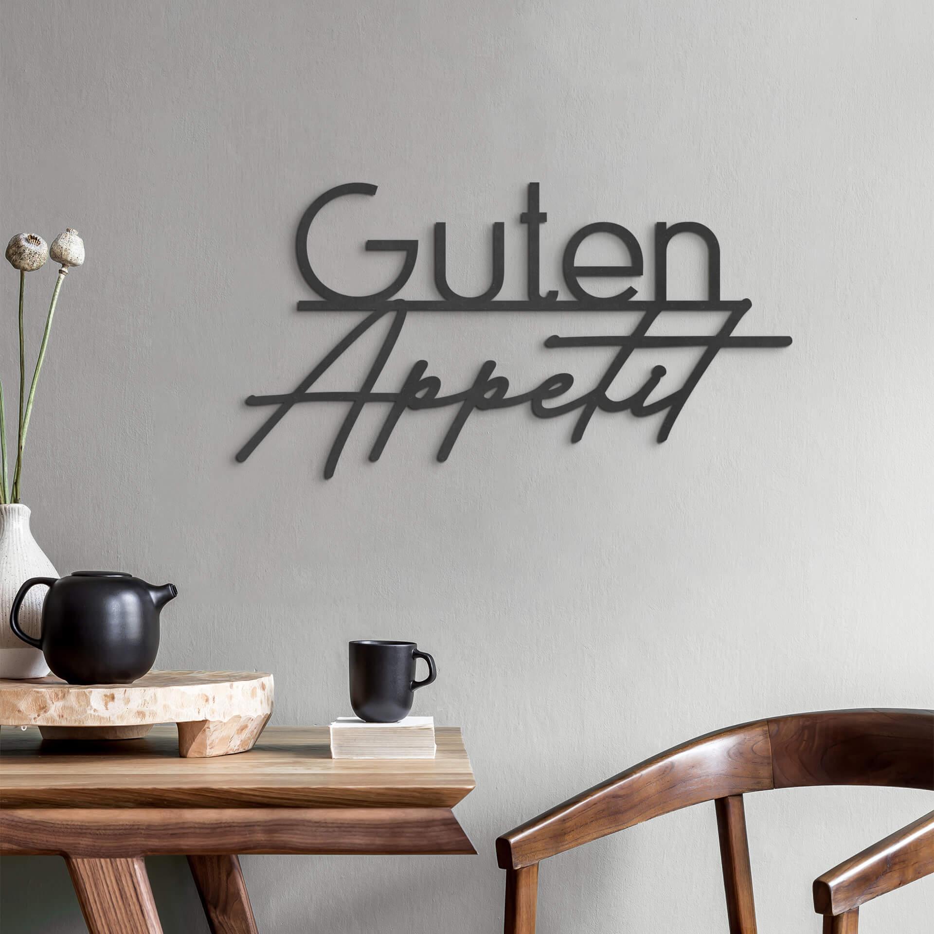 Küchenspruch Guten Appetit - MDF Deko