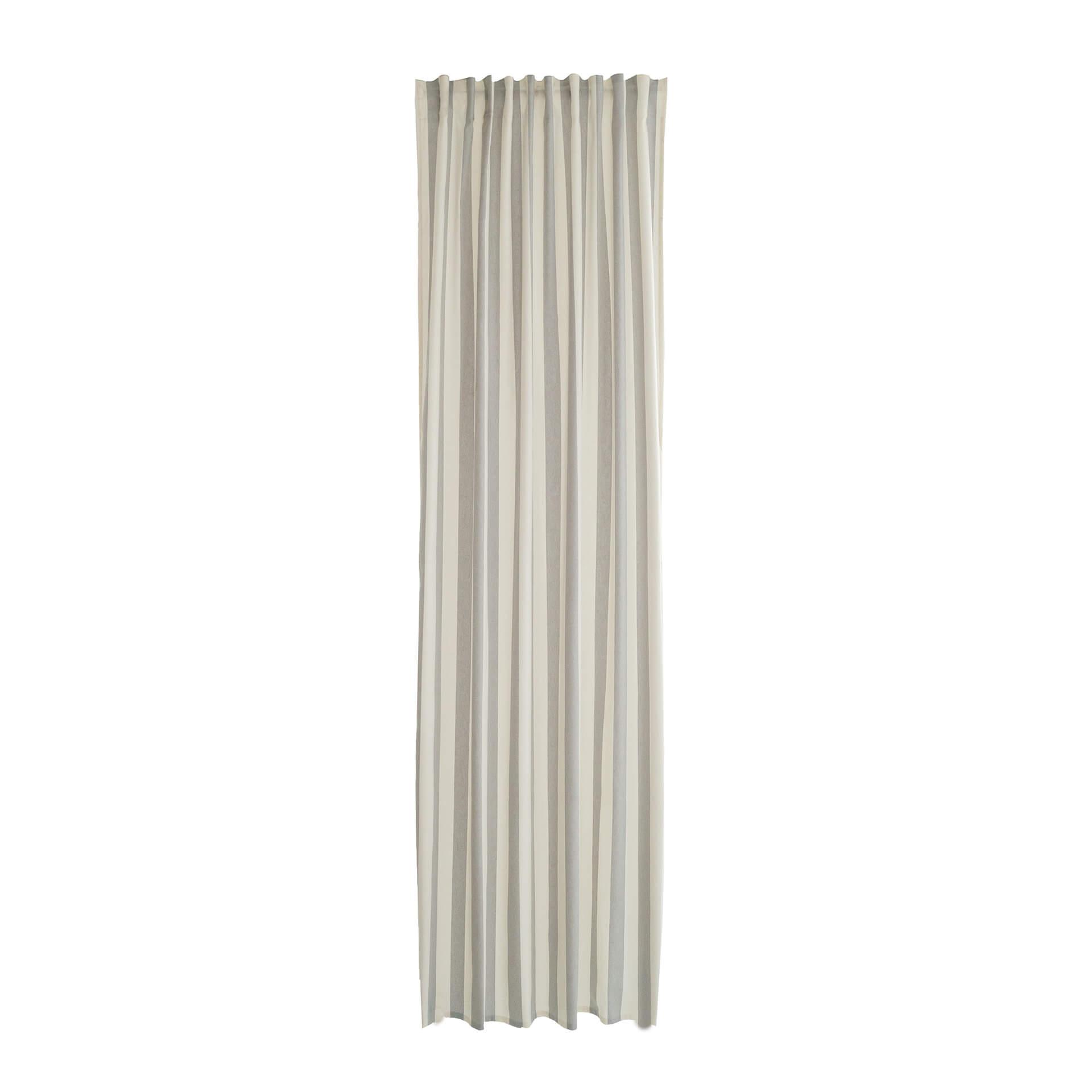 Homing Vorhang mit verdeckten Schlaufen Abel grau -  2.45 x 1.4 m