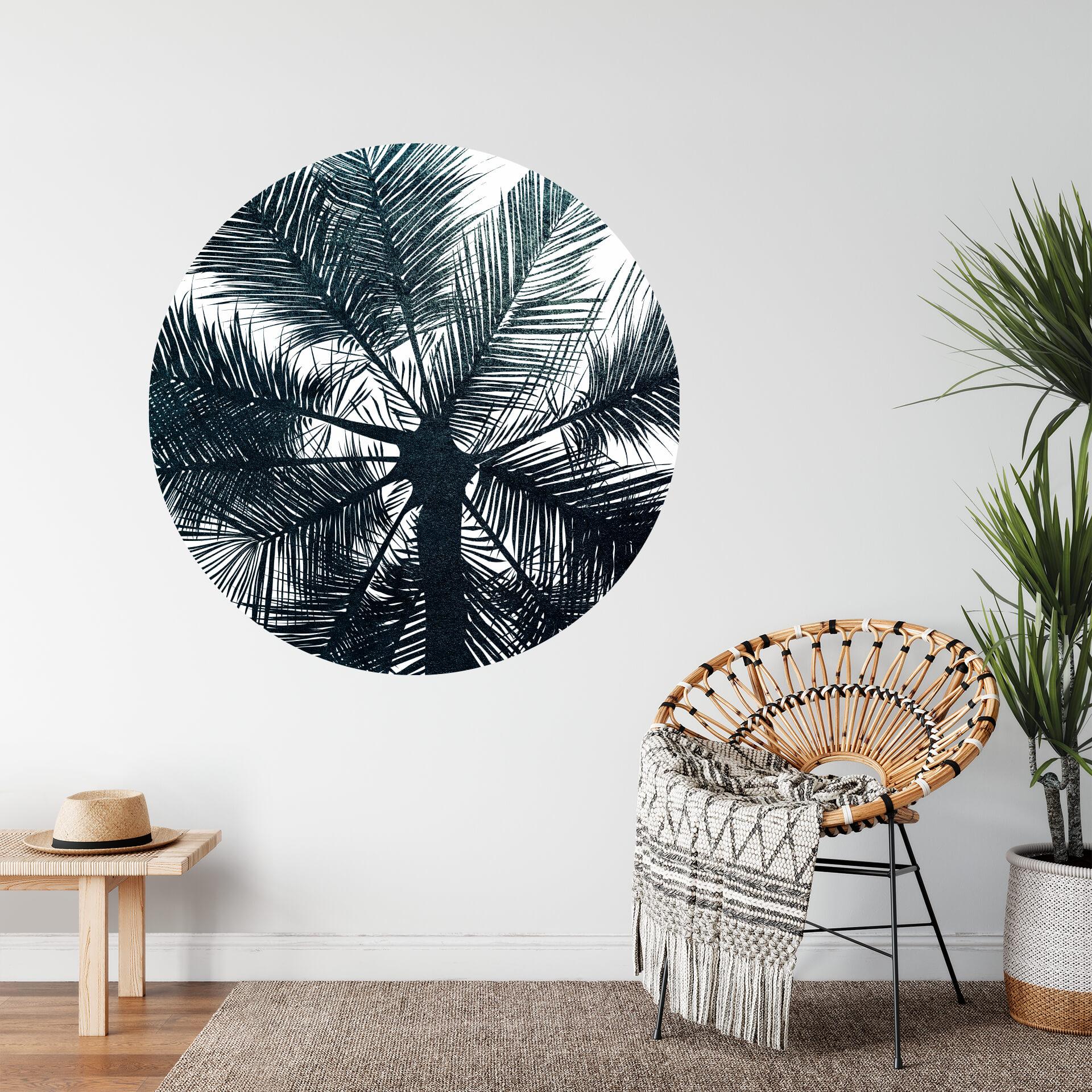 Sticker mural Kubistika - California Dreaming - Rond