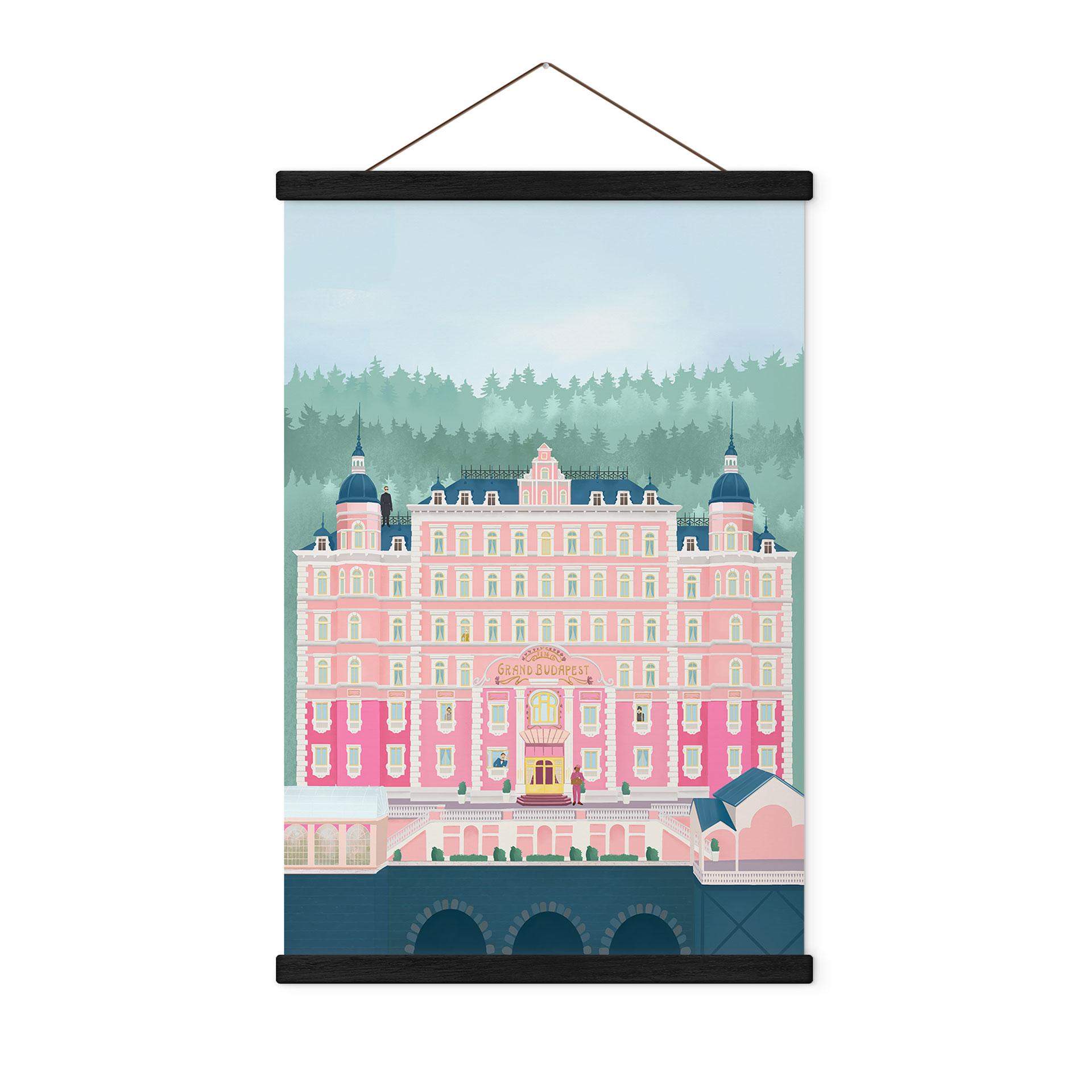 Tekstil plakat Grand Budapest Hotel - Lizde