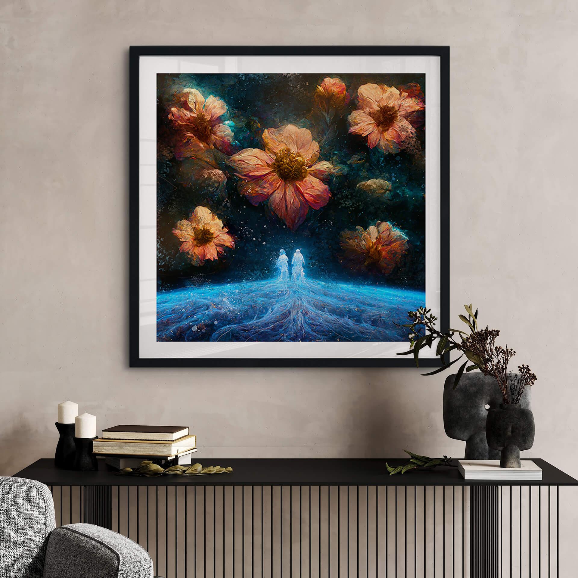 Póster Heine - El origen de la vida - Astro Crucero - Cuadrado