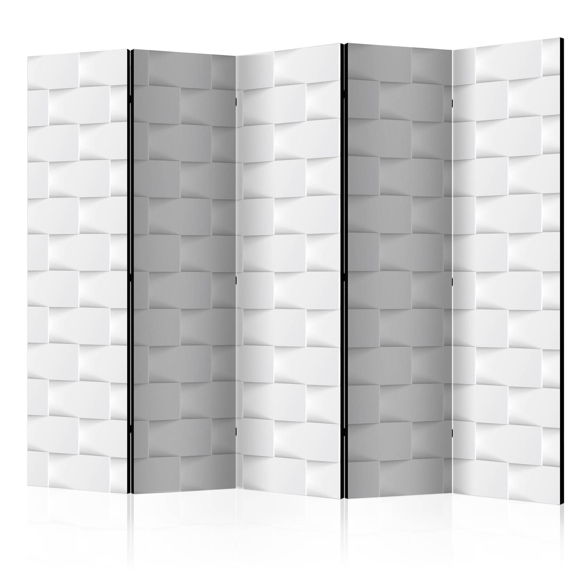 Schermo divisorio - Salice bianco, 3 pezzi