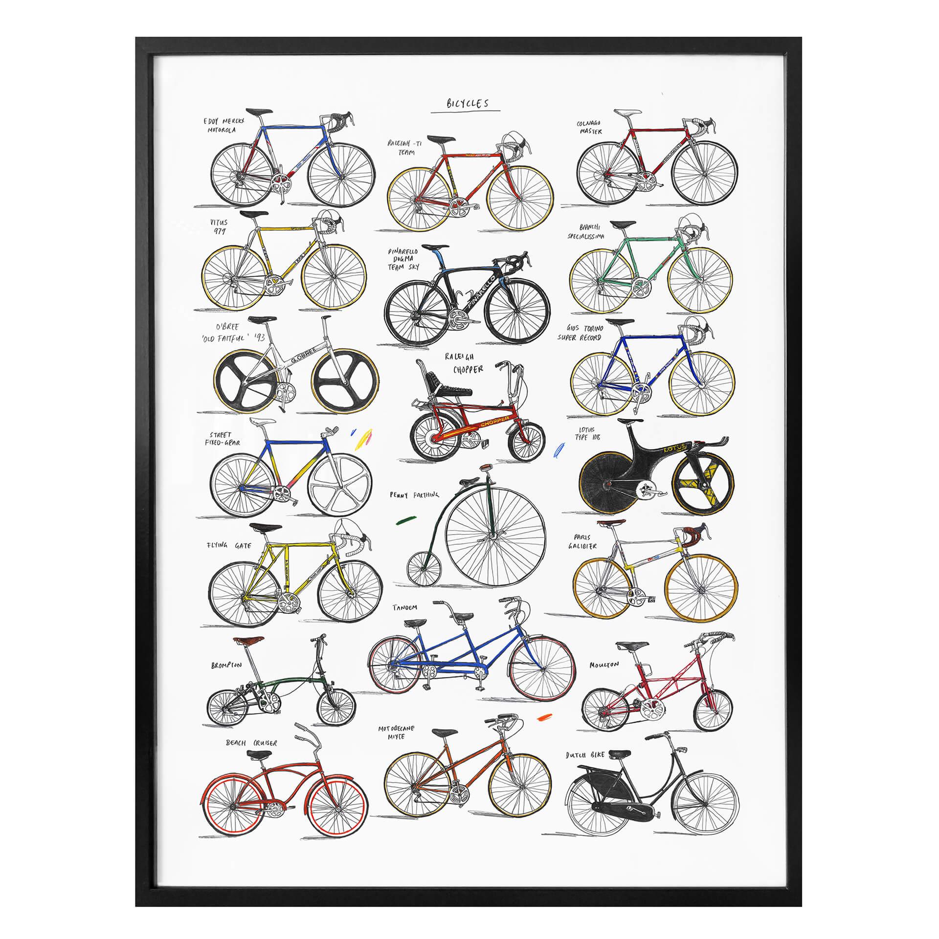 Poster Sparshott - Cyklar