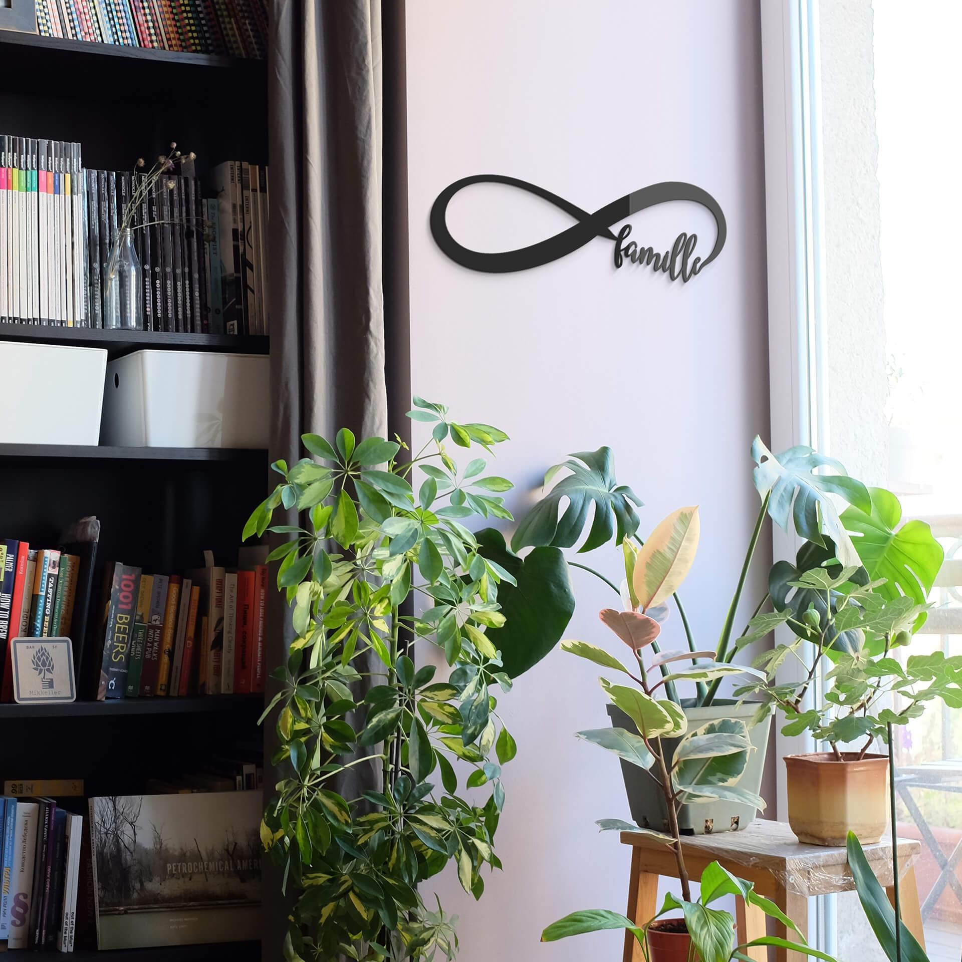 Decoración acrílica - Infinite Infiniment Famille