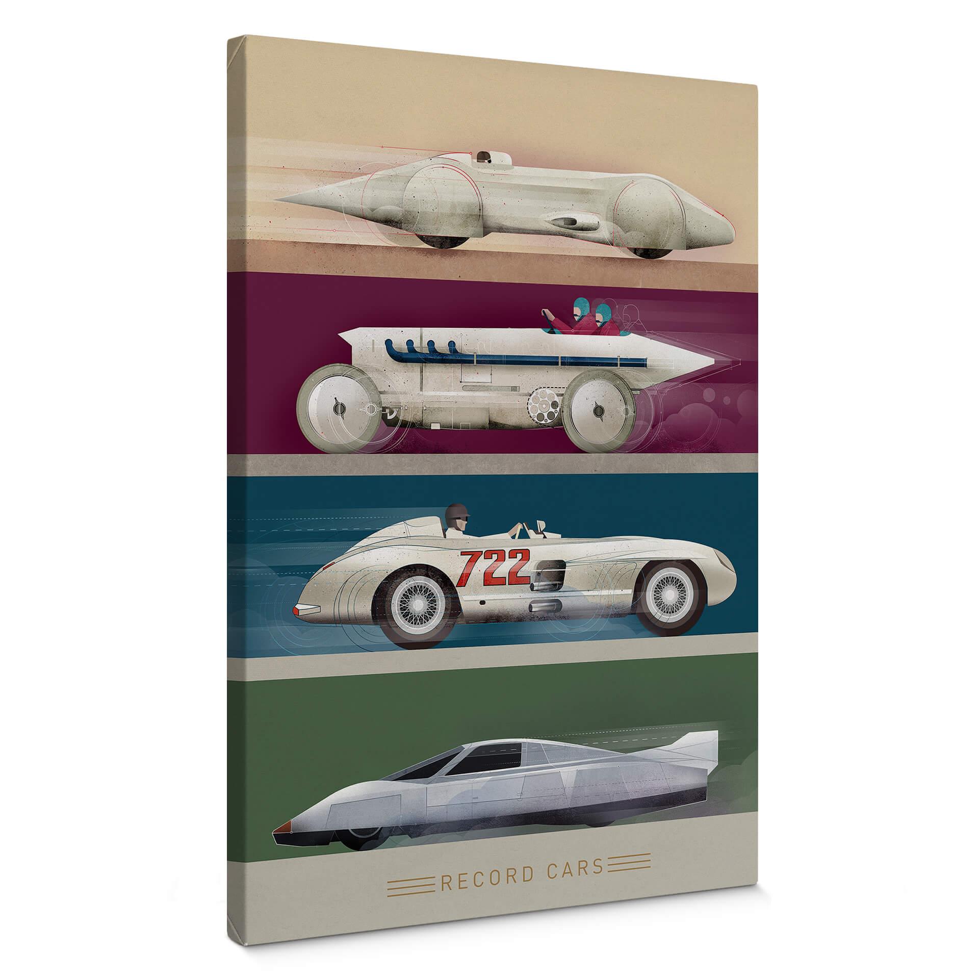 Brun dukbild - Record Cars