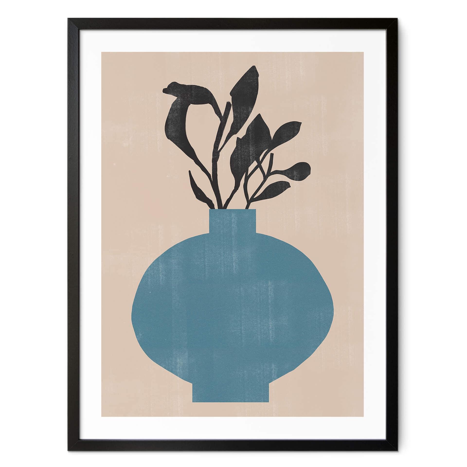 Poster The Miuus Studio - Blå bollvas