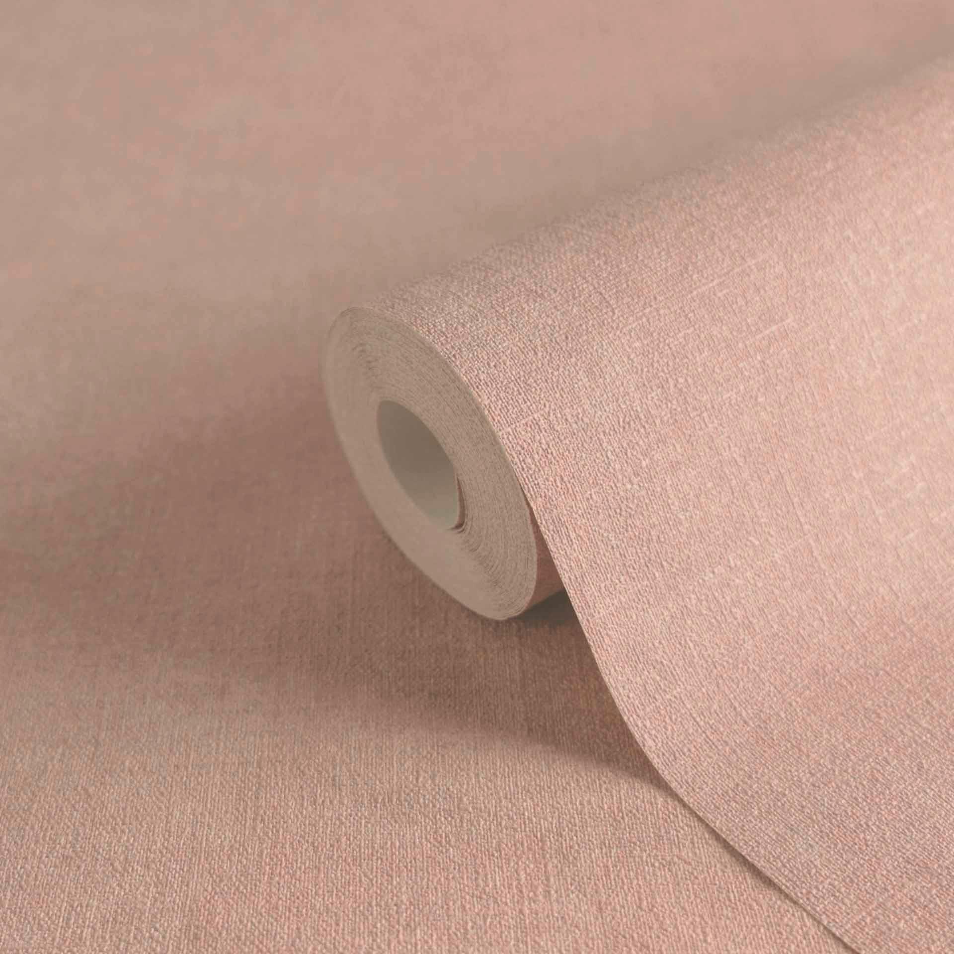 Beige structuurbehang - elegant effen behang met een fijne textuur - vliesbehang