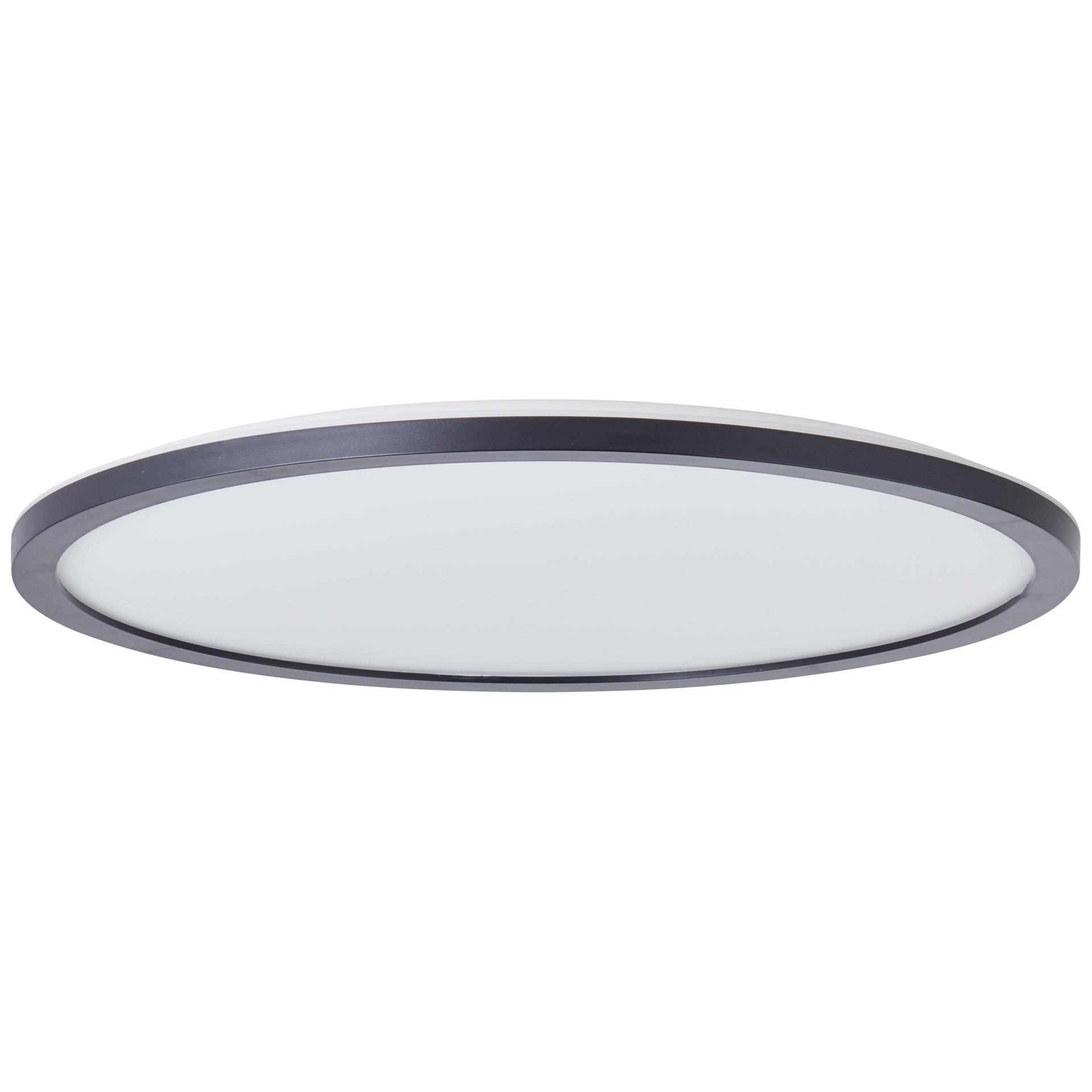 Aufbaupaneel Claire, schwarz, Ø 42 cm, Innenleuchte, Neutralweiß