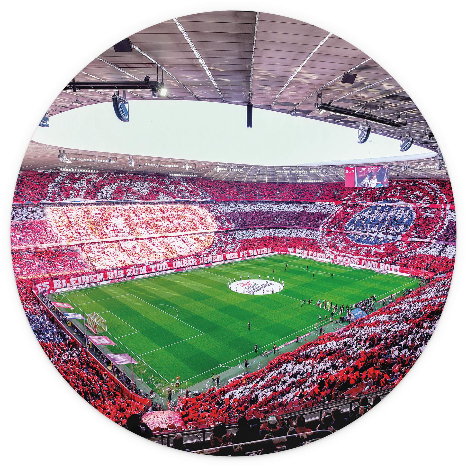 Behangcirkel Bayern Munchen Stadion - vliesbehang/zelfklevend vliesbehang