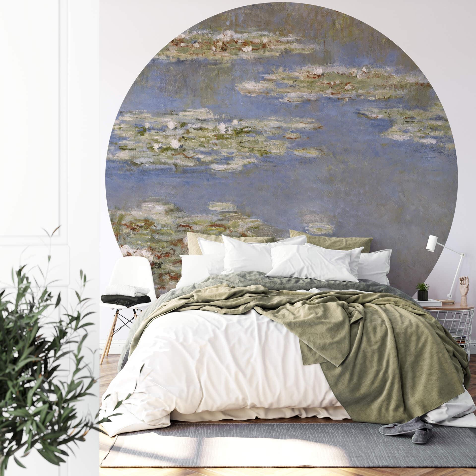 Fototapet - Rundt Monet - Vandliljer 1905 - vliesetapet/selvklæbende non-woven tapet