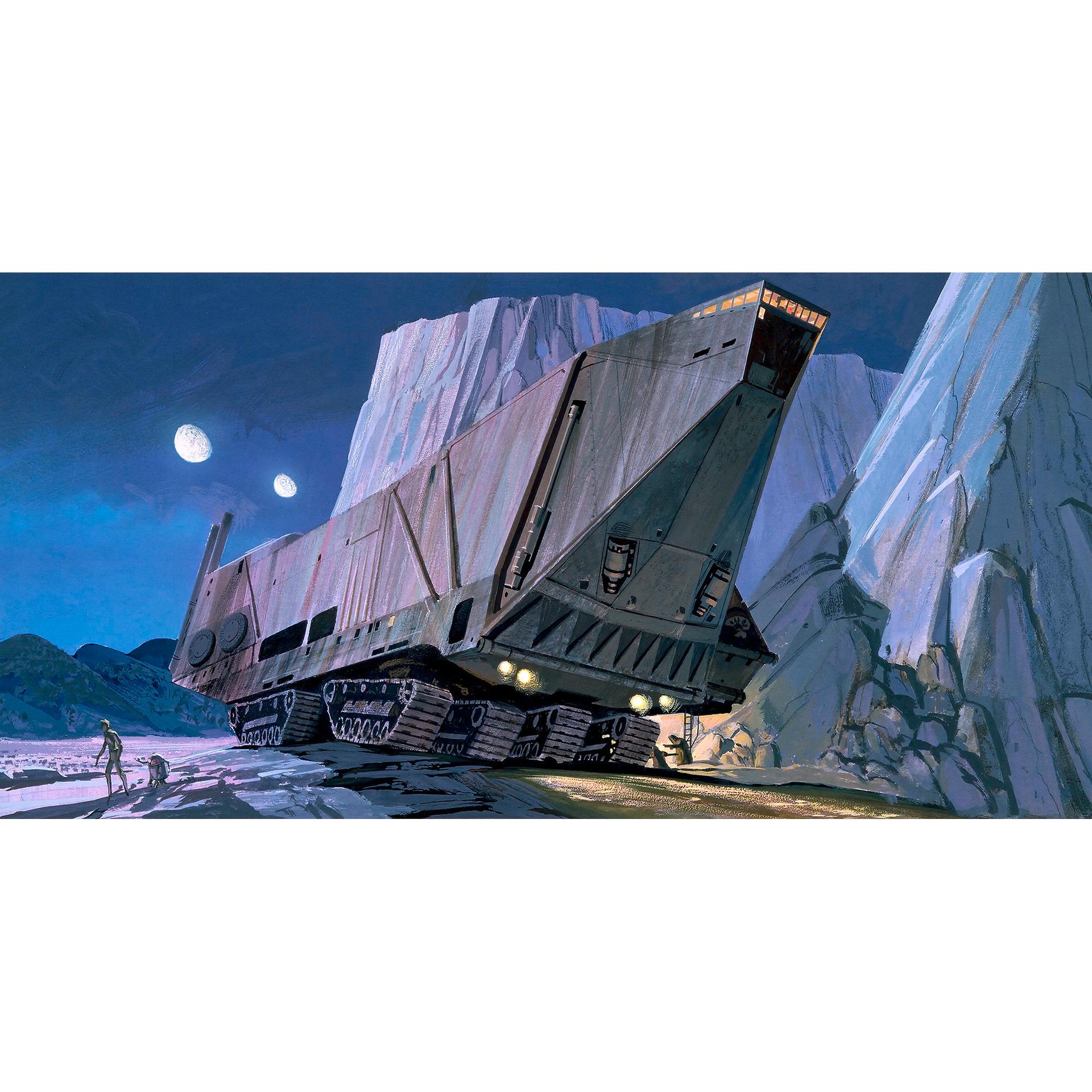Vlies Fototapete - Star Wars Classic RMQ Sandcrawler - 500 x 250 cm