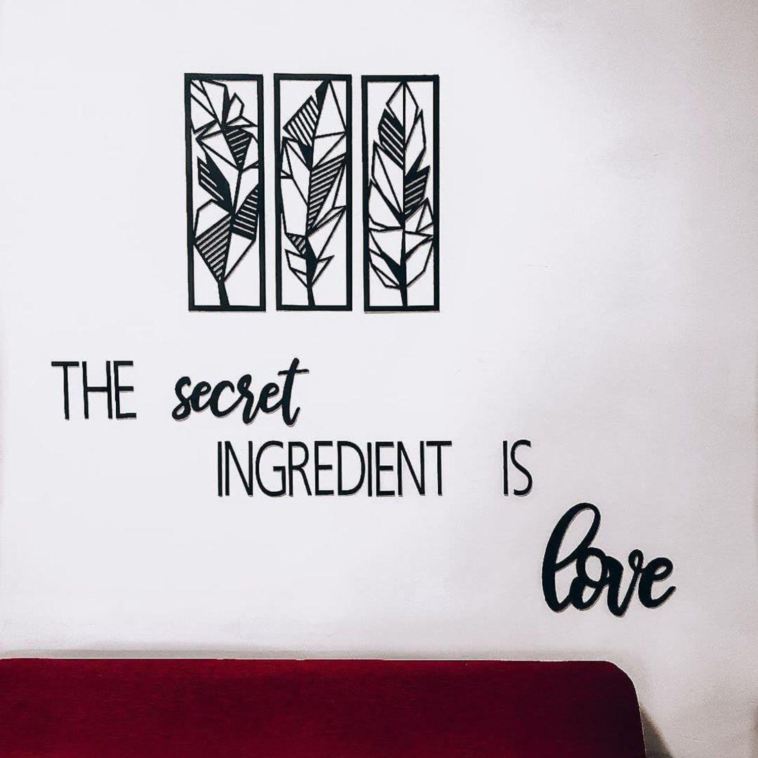 MDF - Holzdeko The secret ingredient is love
