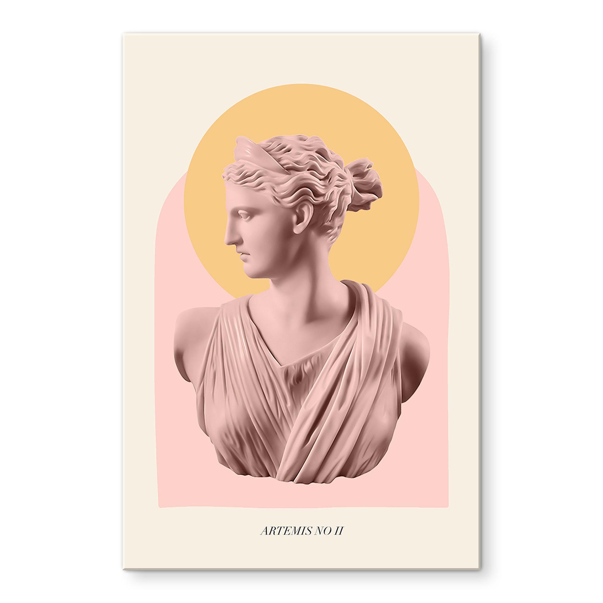 Akrylbillede Statue af gudinden Artemis - Grace Digital Art