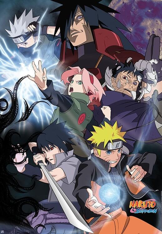 Poster, Film poster Naruto Shippuden - Group Ninja War 61x91,5 cm