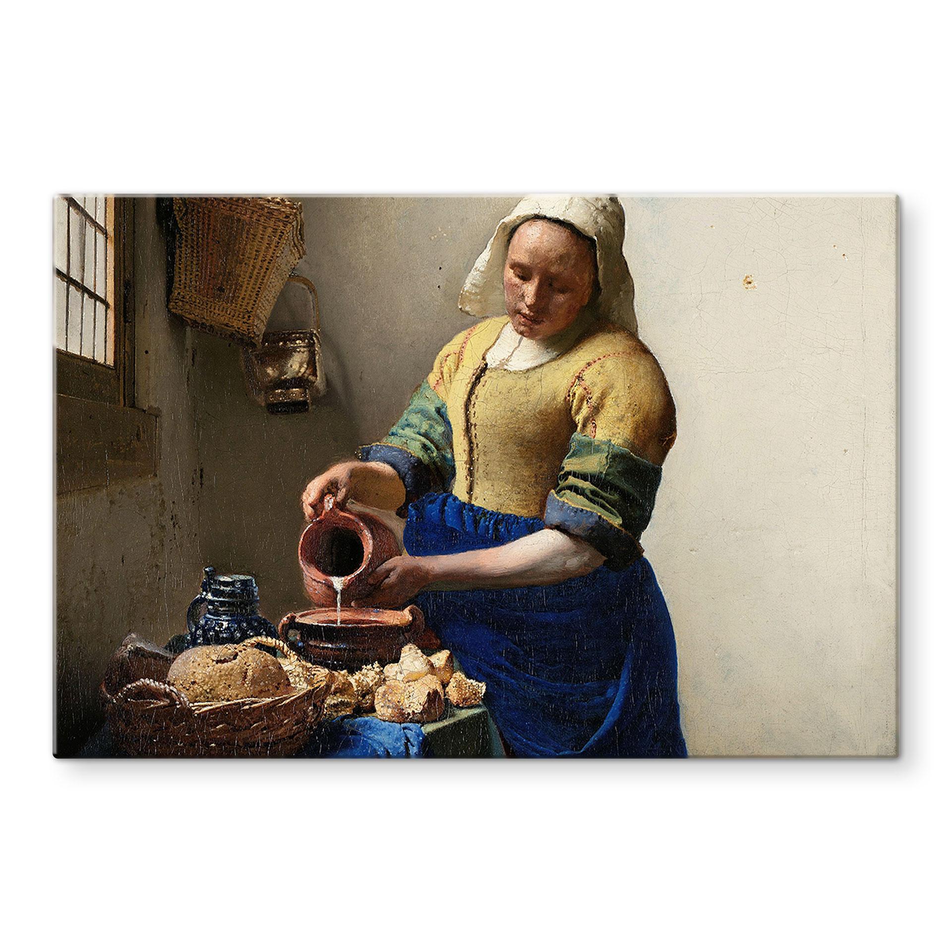 Spritzschutz Vermeer - Das Mädchen mit dem Milchkrug