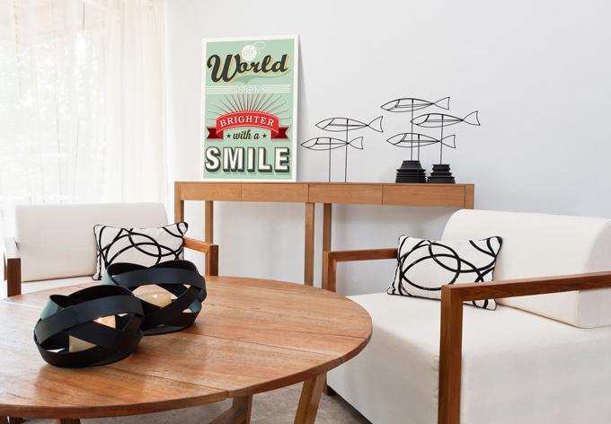 Stampa su Forex - The world looks brighter with a smile
