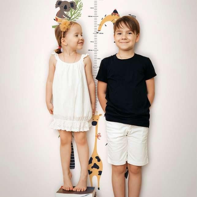 Børnetapet, non-woven tapet med illustration Kids Walls hvid, farverig