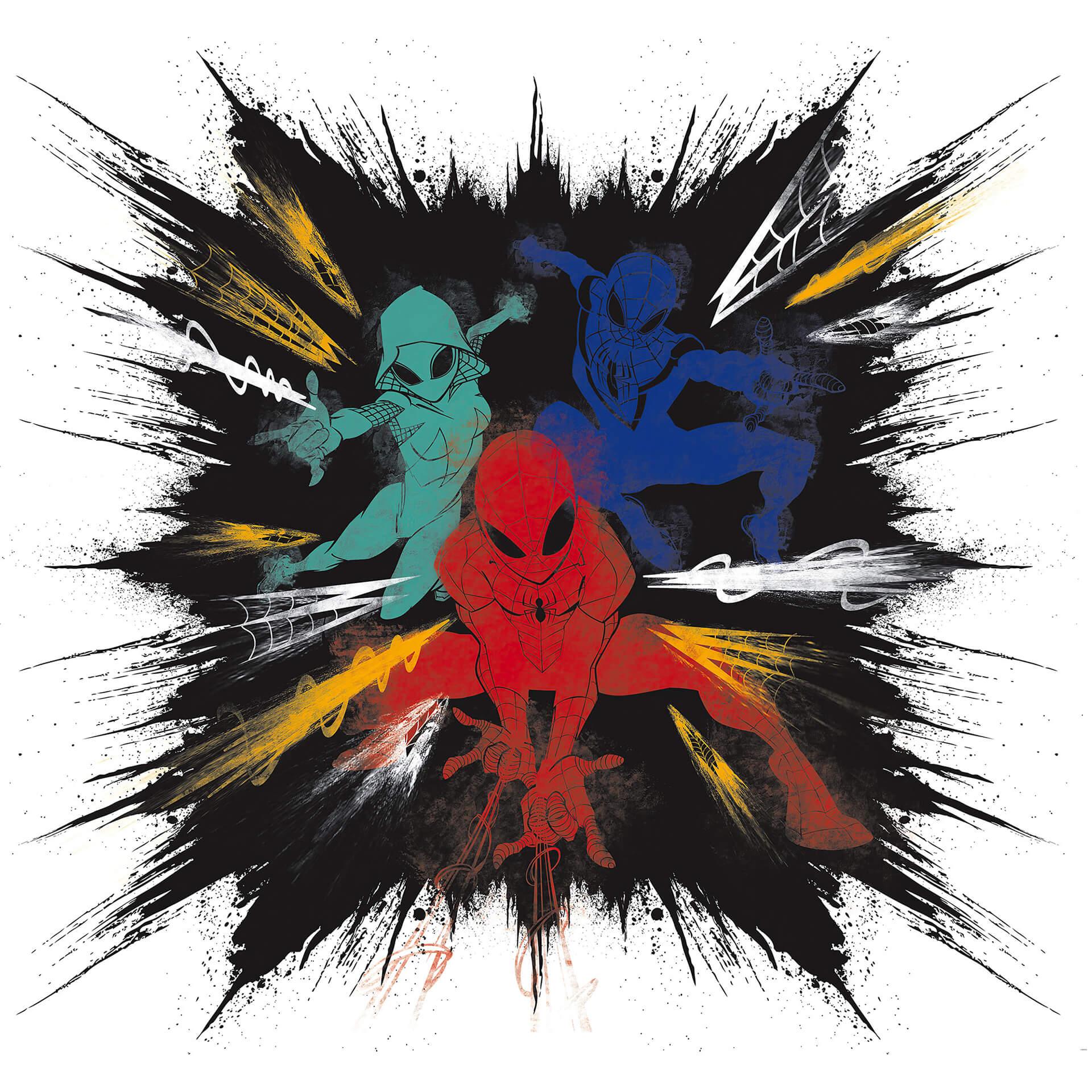 Vliesbehang - Spider-Man Colour Explosion - 300 x 280 cm