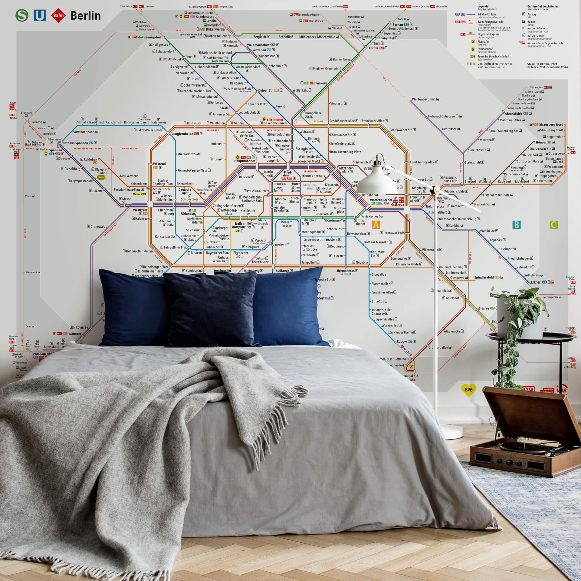Fotobehang Berlijn Metro