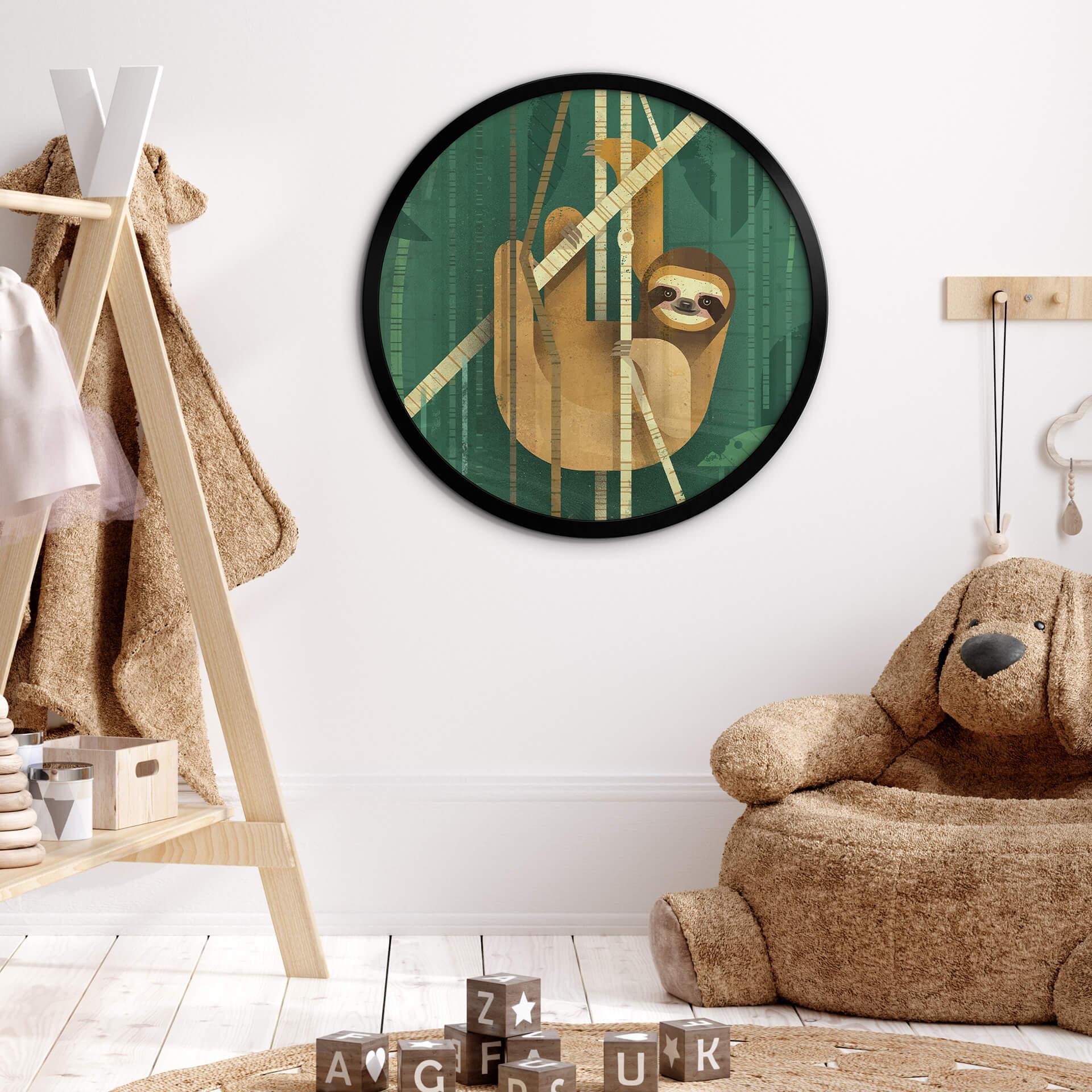 Plakat Braun - Sloth