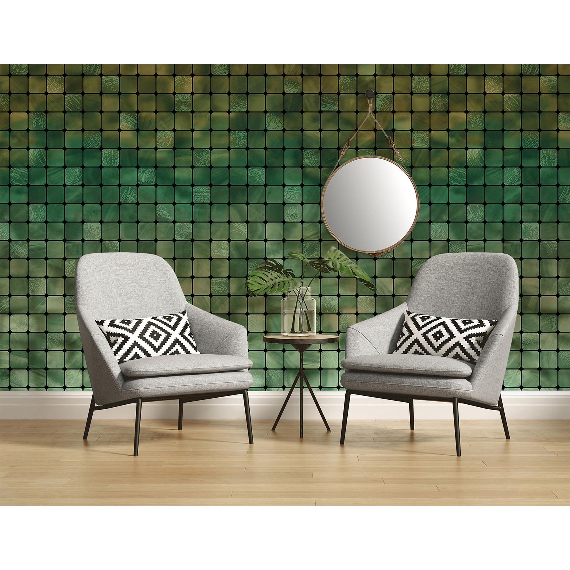 Architects Paper Papier peint photo Atelier 47 Mosaic Tile vert