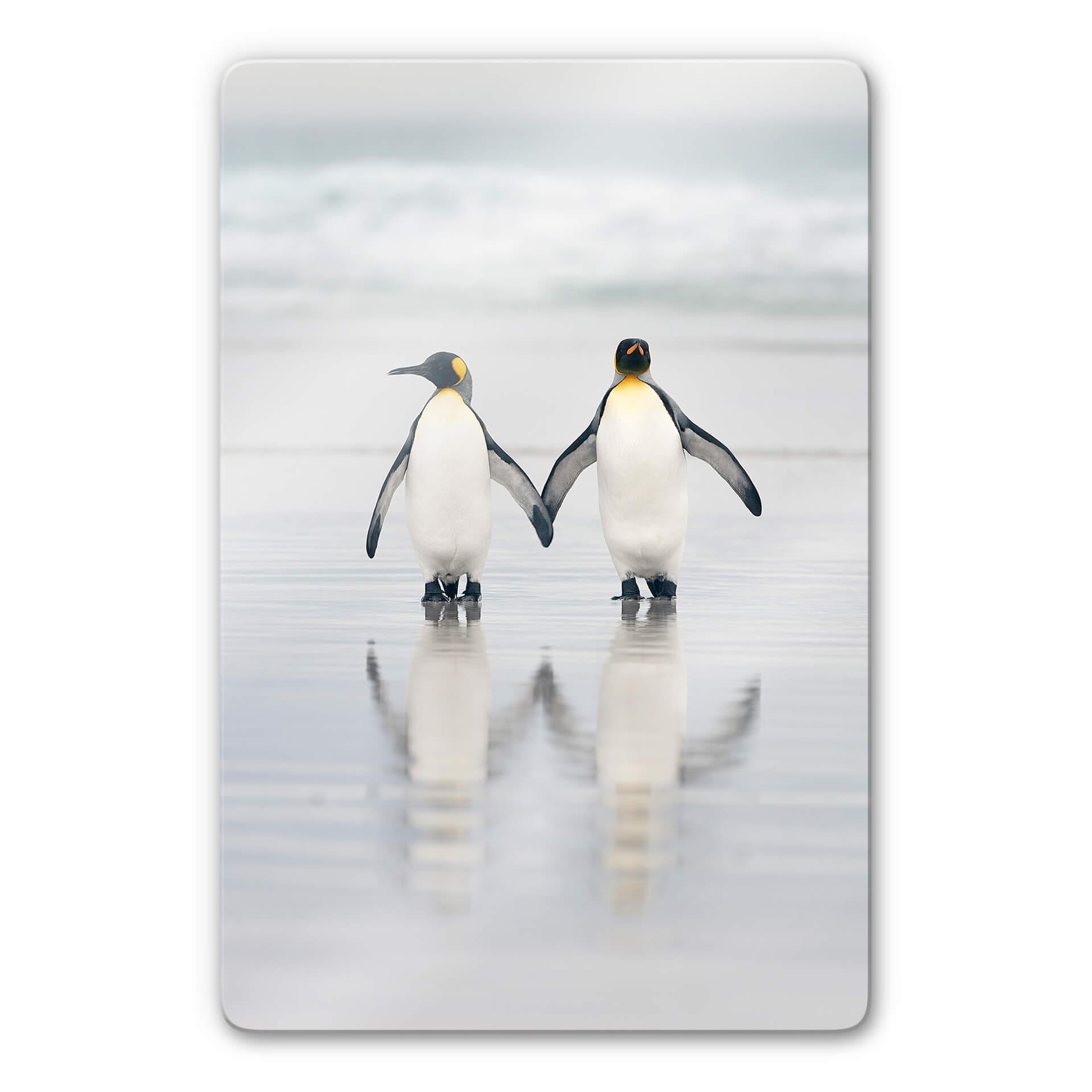 Glasschilderij Raga - Friends