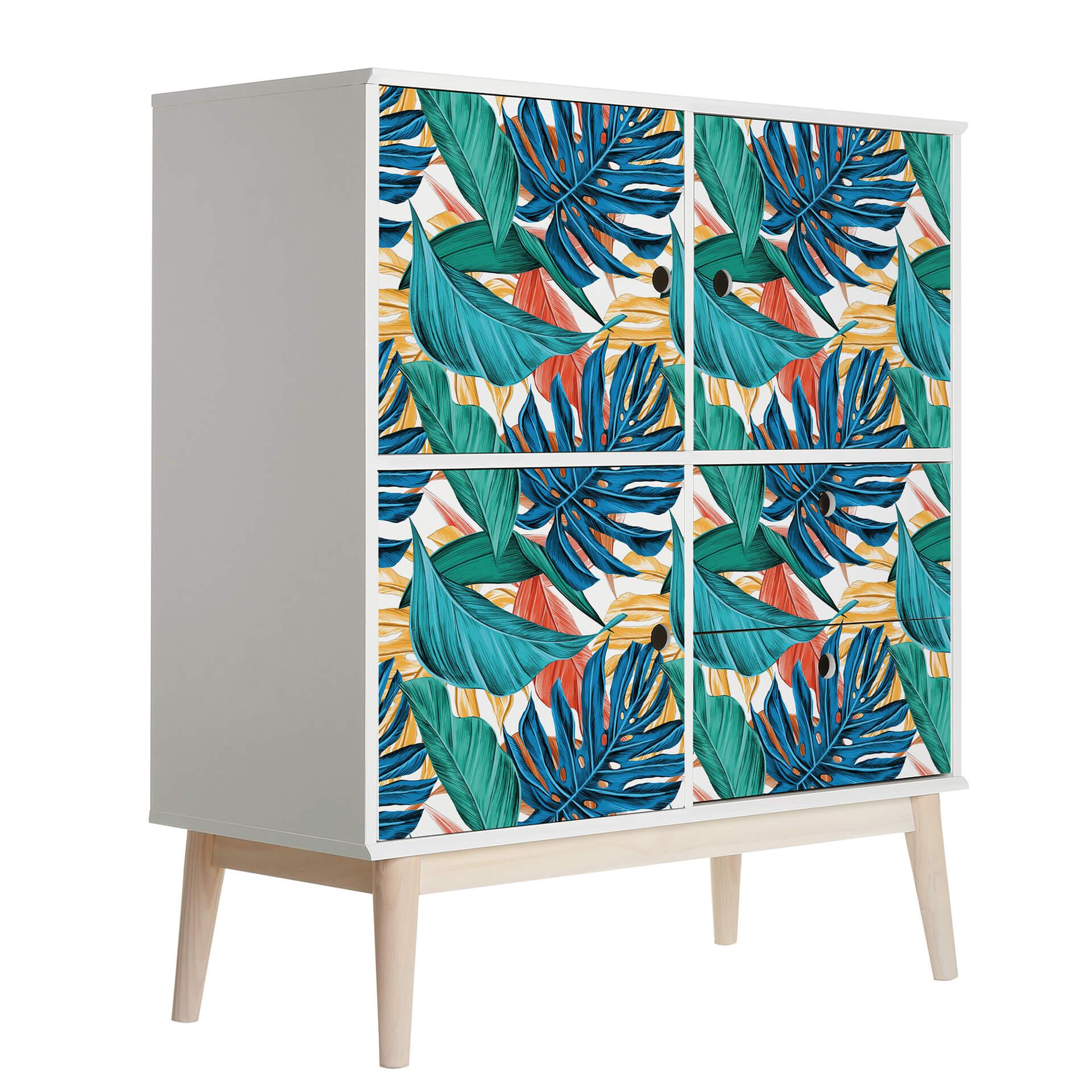 Vinilo adhesivo muebles Tropicana