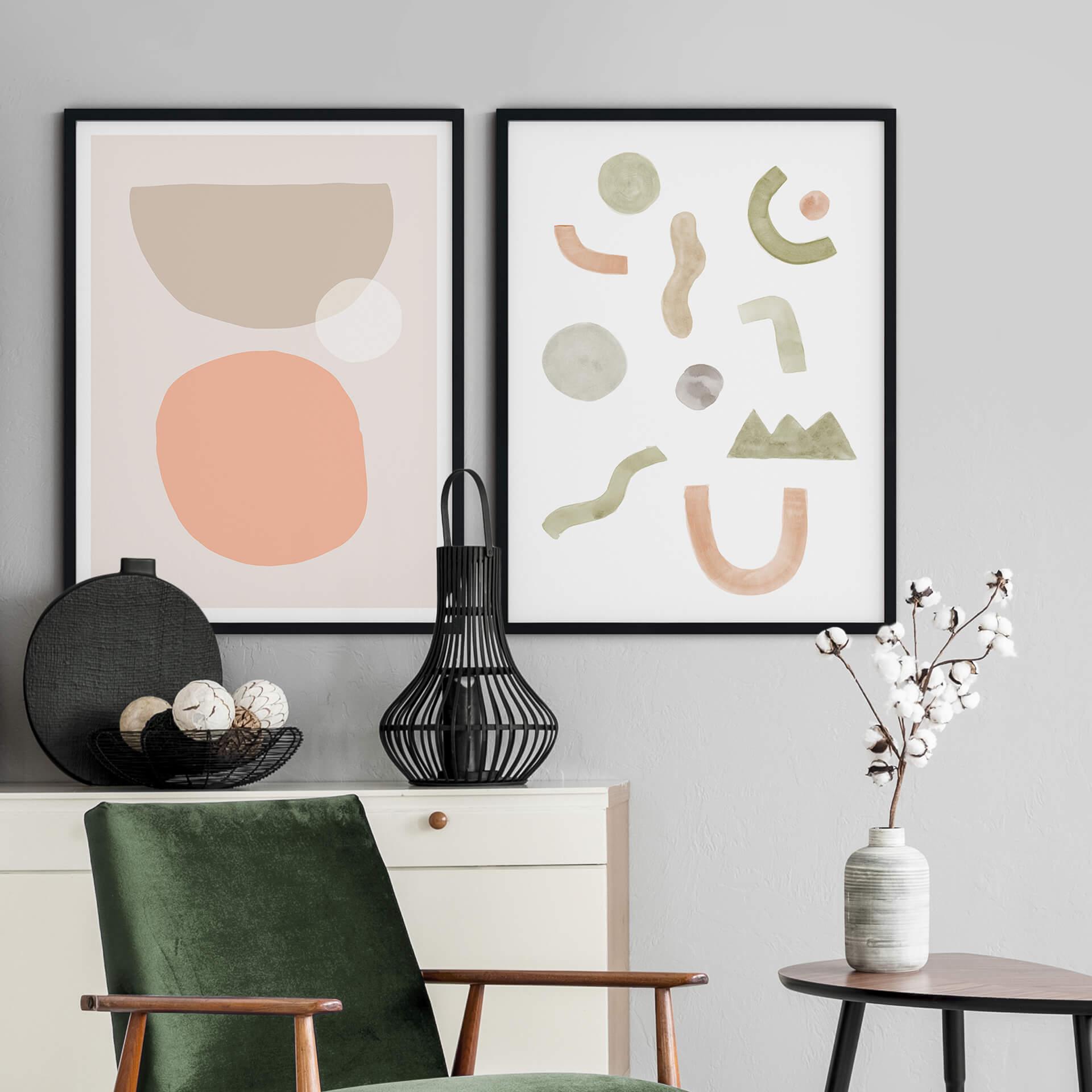 Plakat - Nouveauprints - Abstrakte former