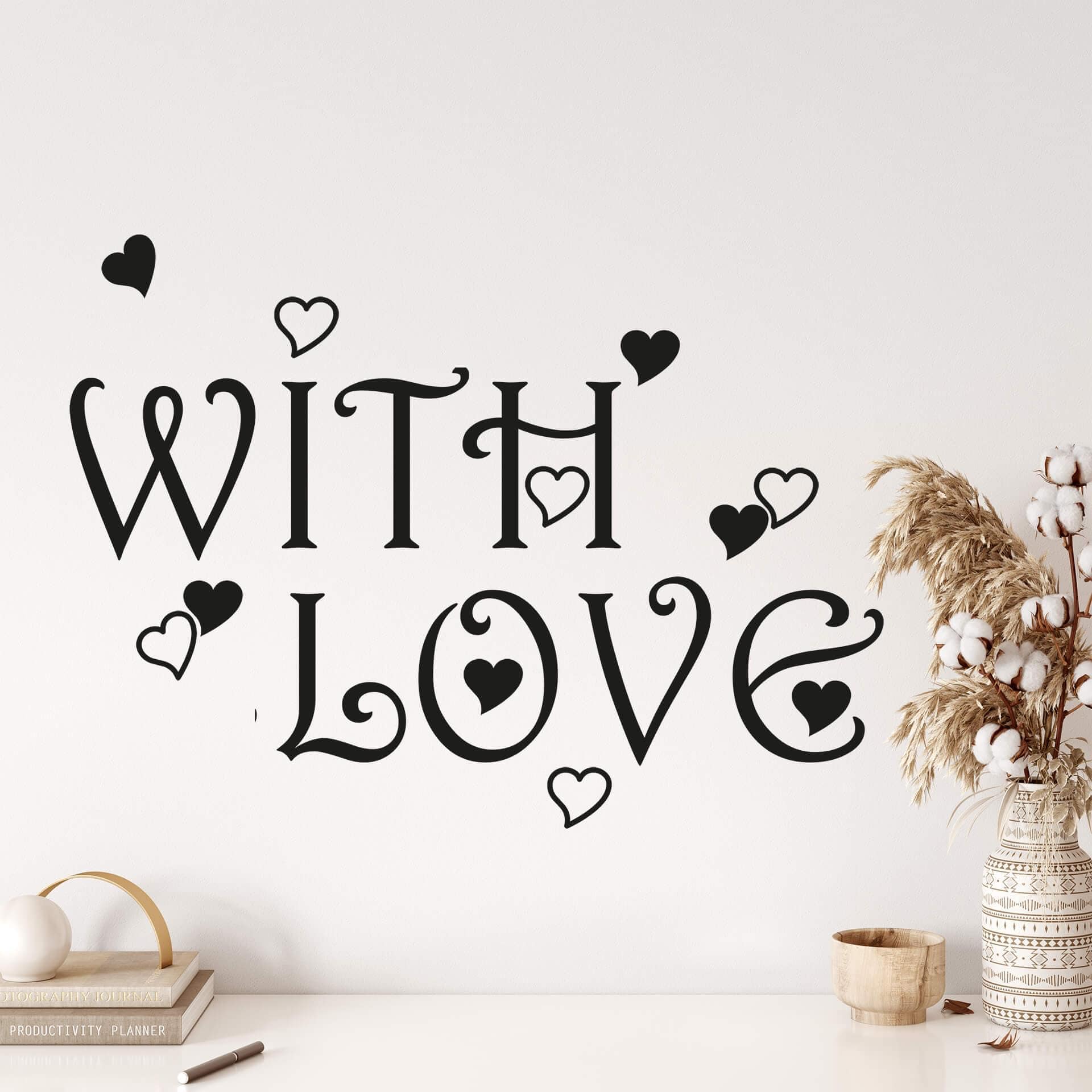 With Love wallsticker