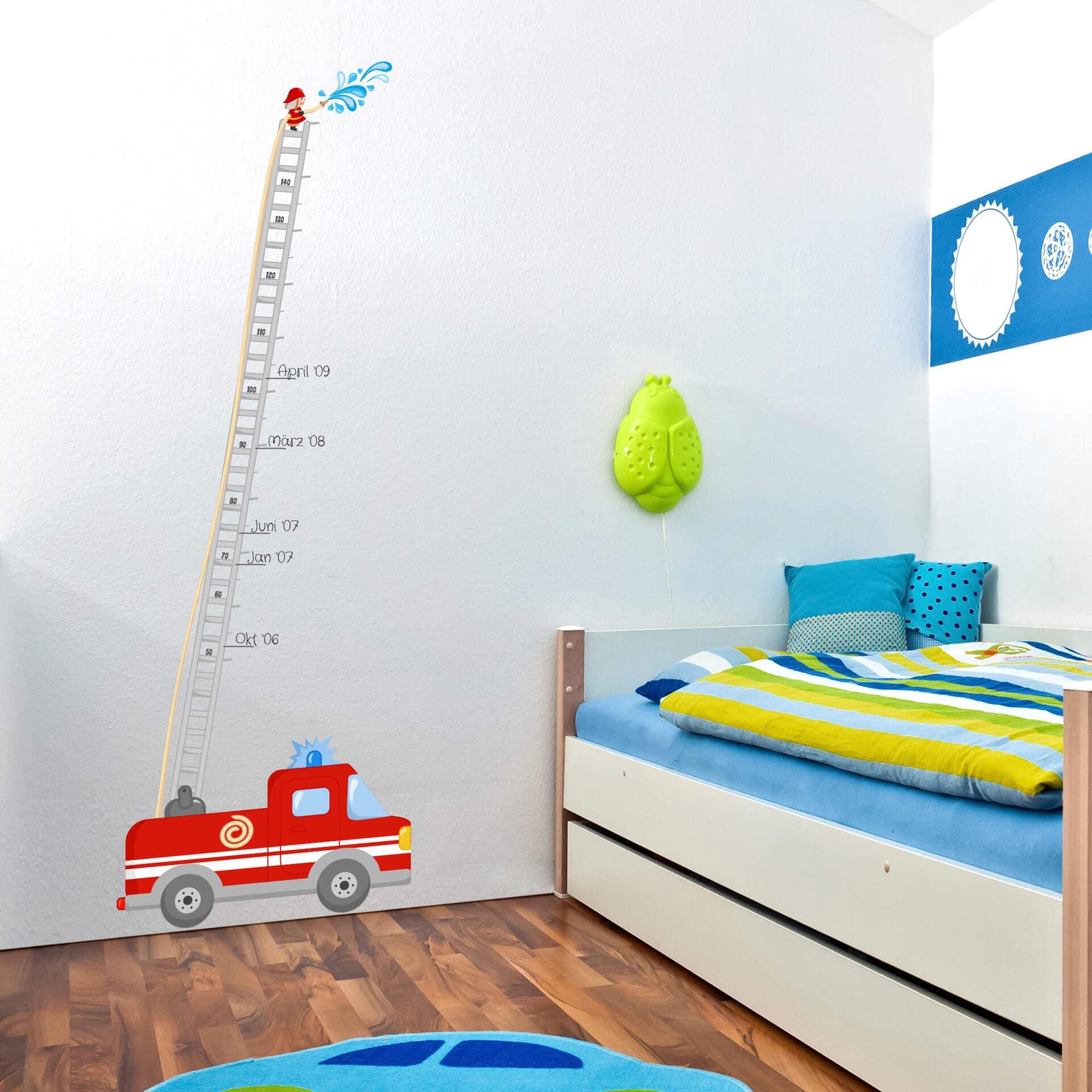Sticker mural - Toise pompier