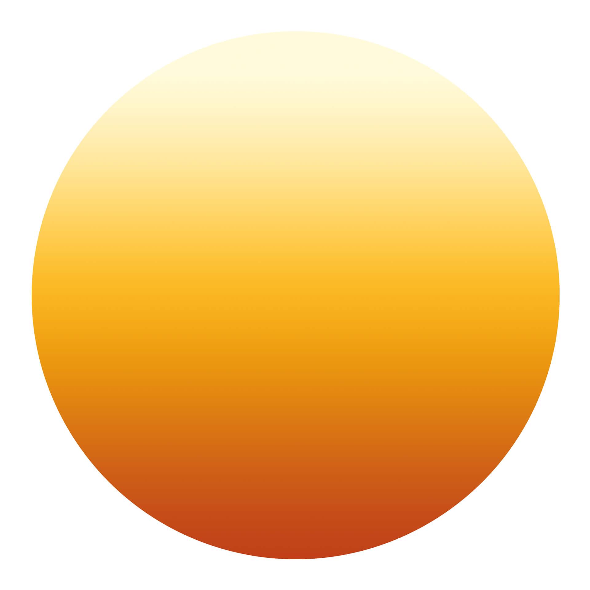 Wandtattoo Ombre Sonnenuntergang - Rund