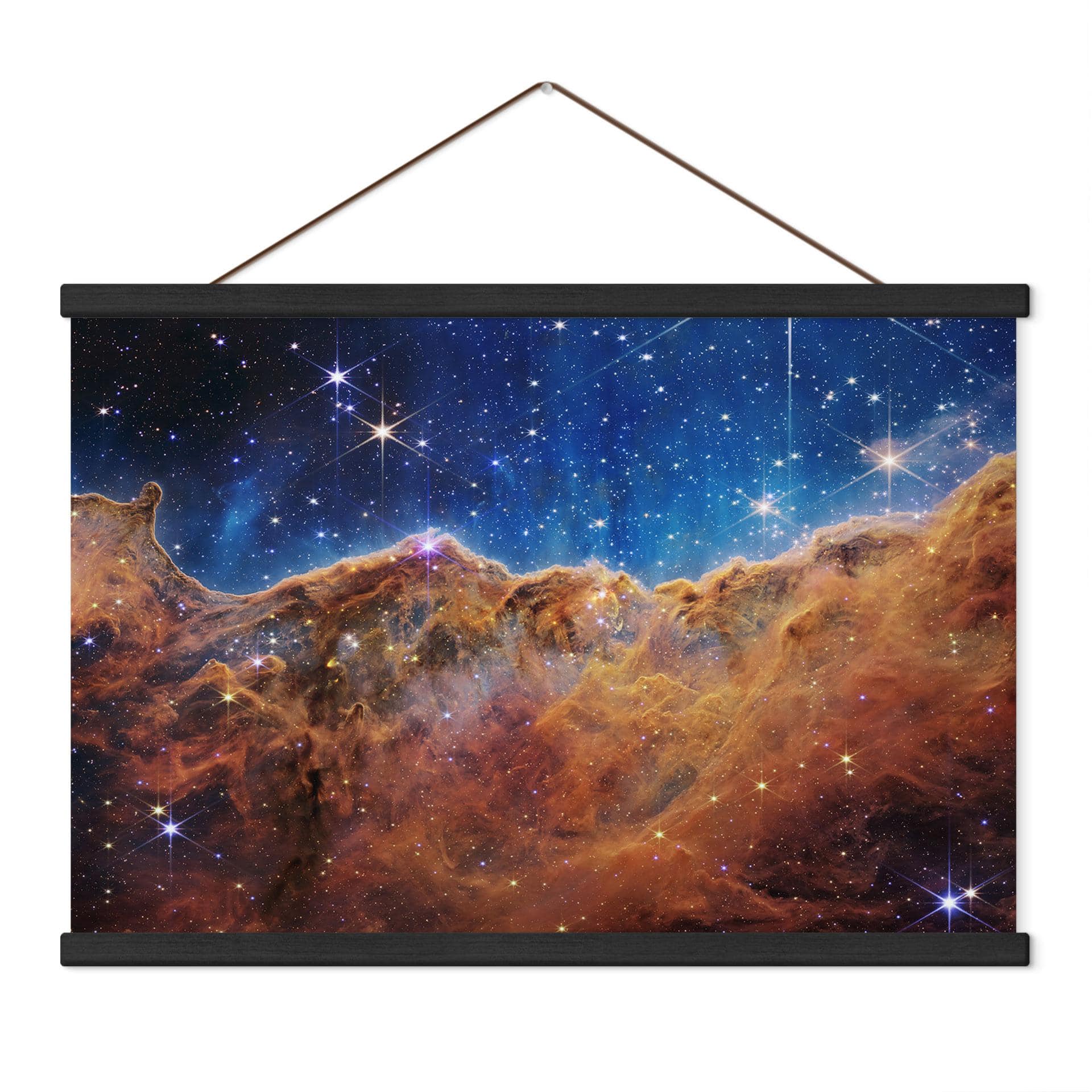 Textielposter - Carina Nebula - James Webb Telescope