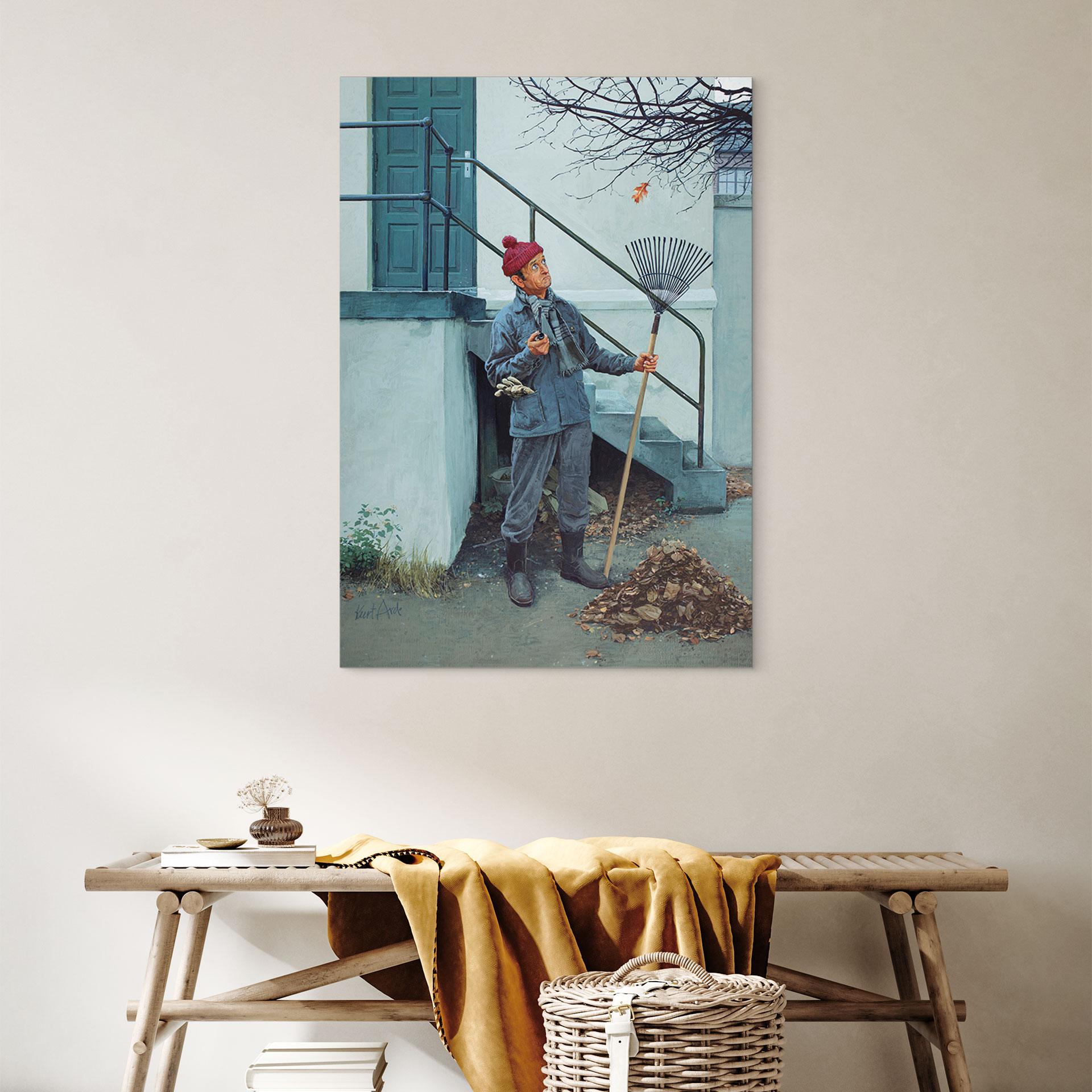 Wandbild Laubfall (1970) - Kurt Ard - Alu-Dibond