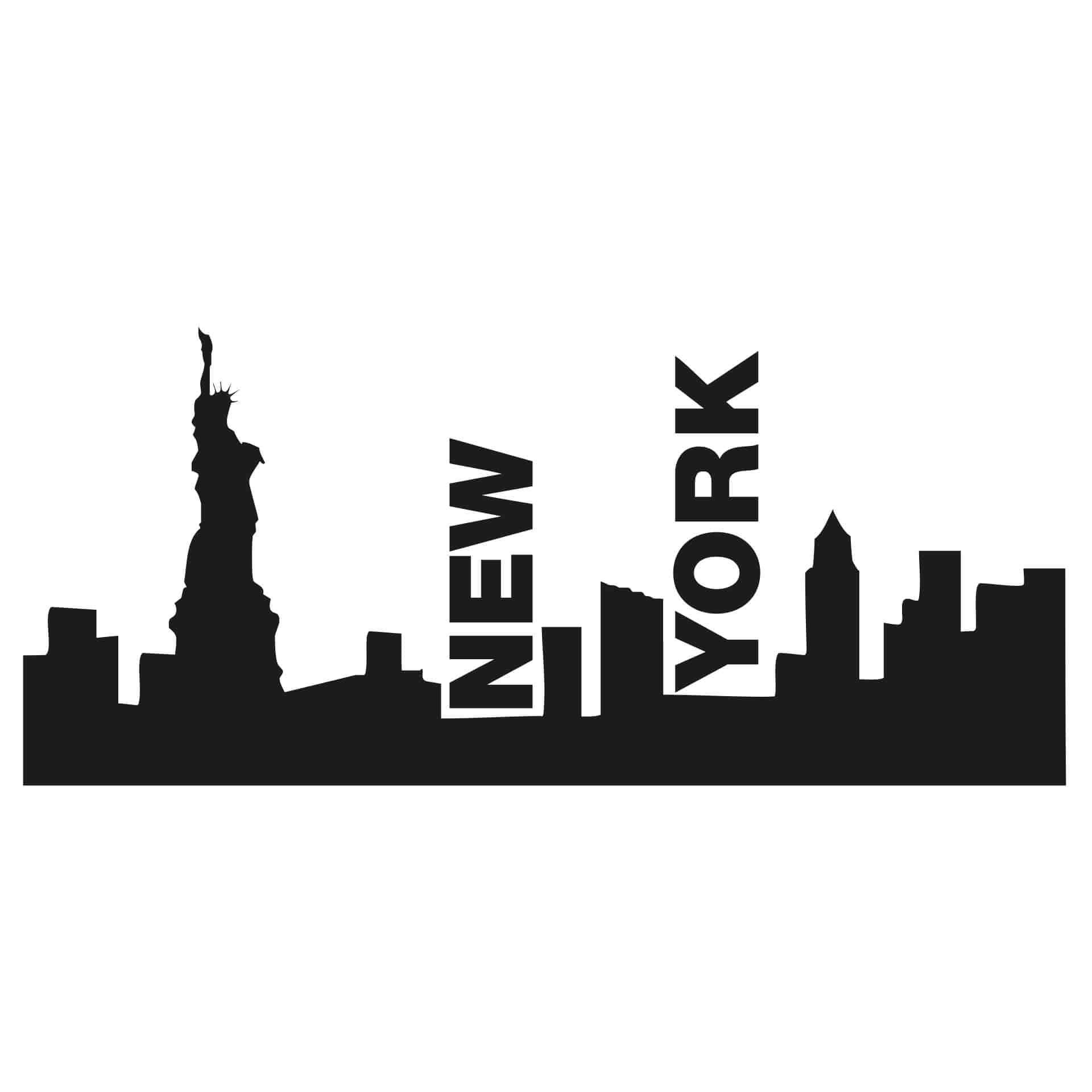 Wandtattoo New York Skyline 1