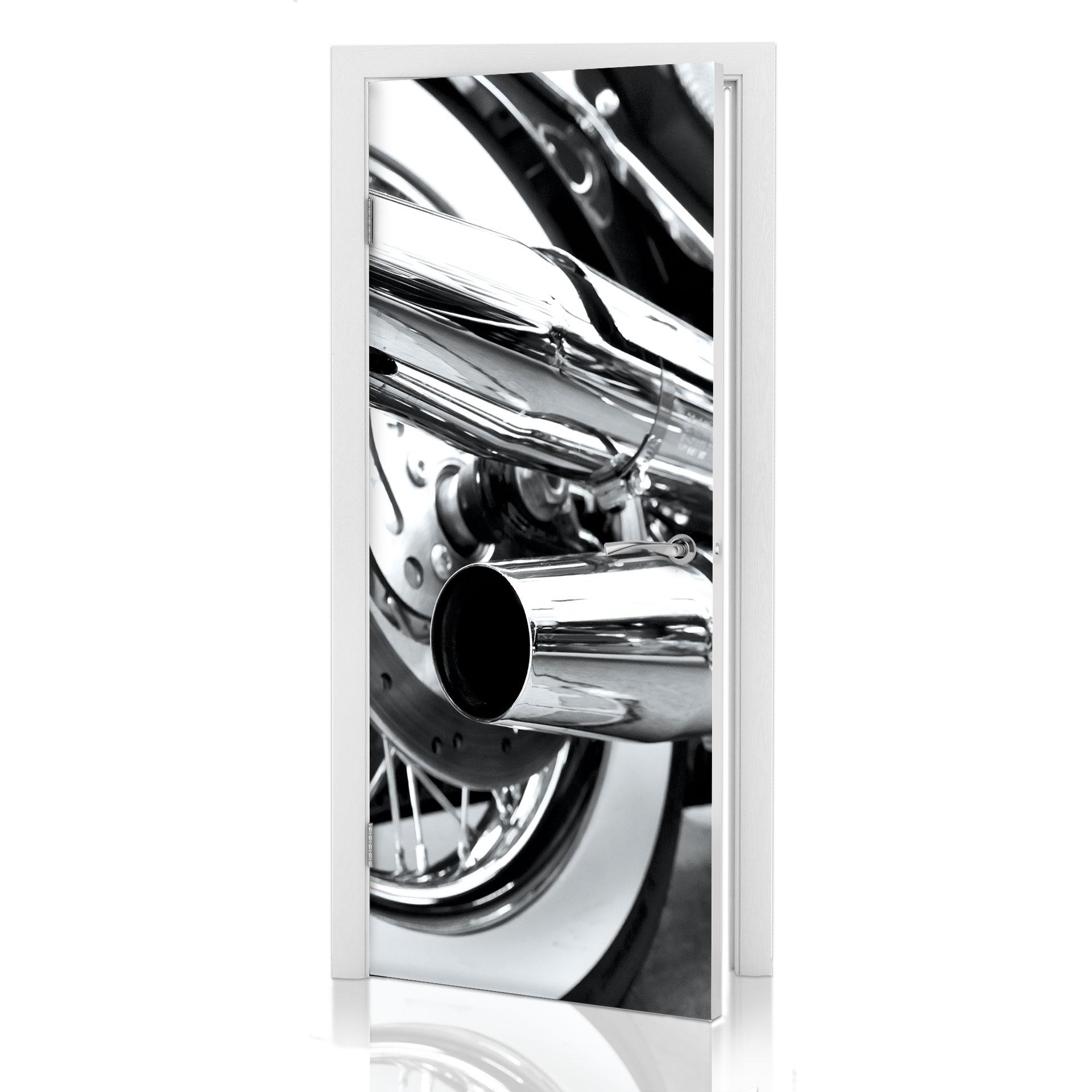 Diseño de puerta Motorcycle Power 91x200 cm