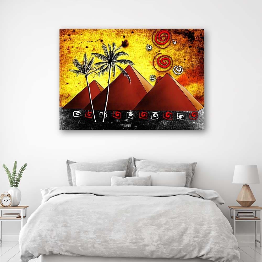 Canvasbillede, Egyptiske pyramider