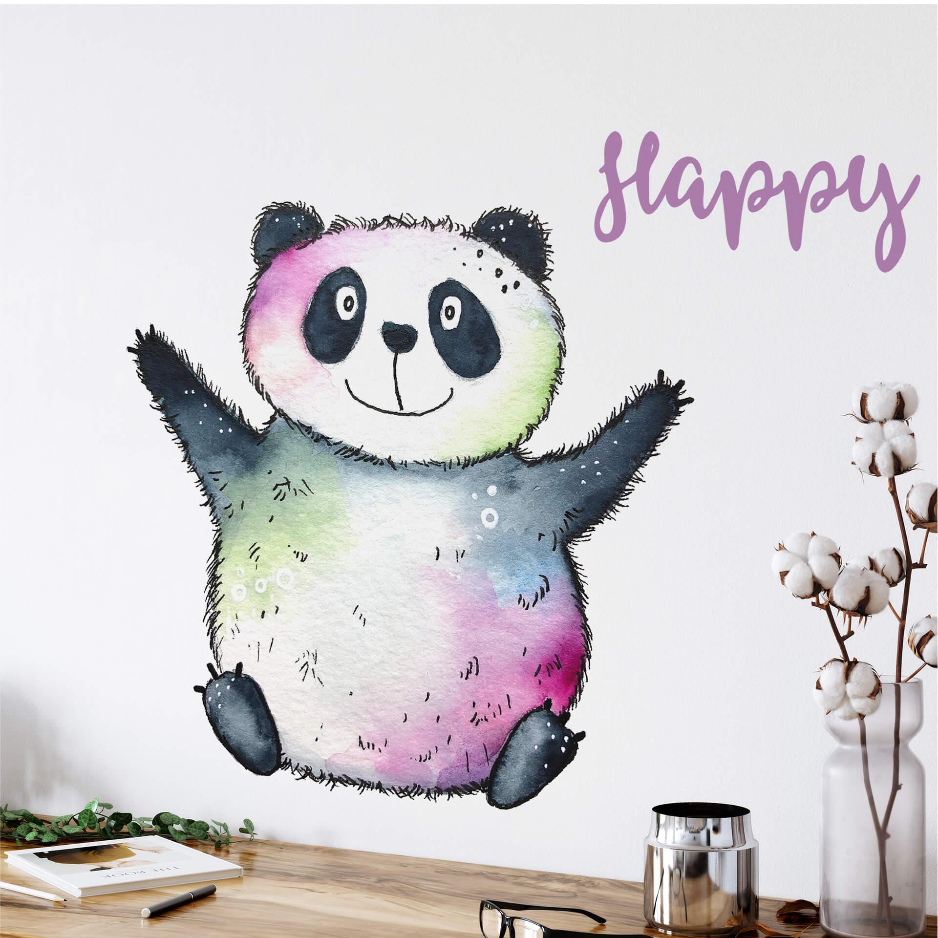 Adesivo murale Hagenmeyer- Happy Panda