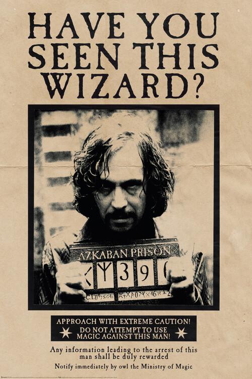 Filmplakat Harry Potter - Sirius Black Wanted, plakat (61 x 91,5 cm)
