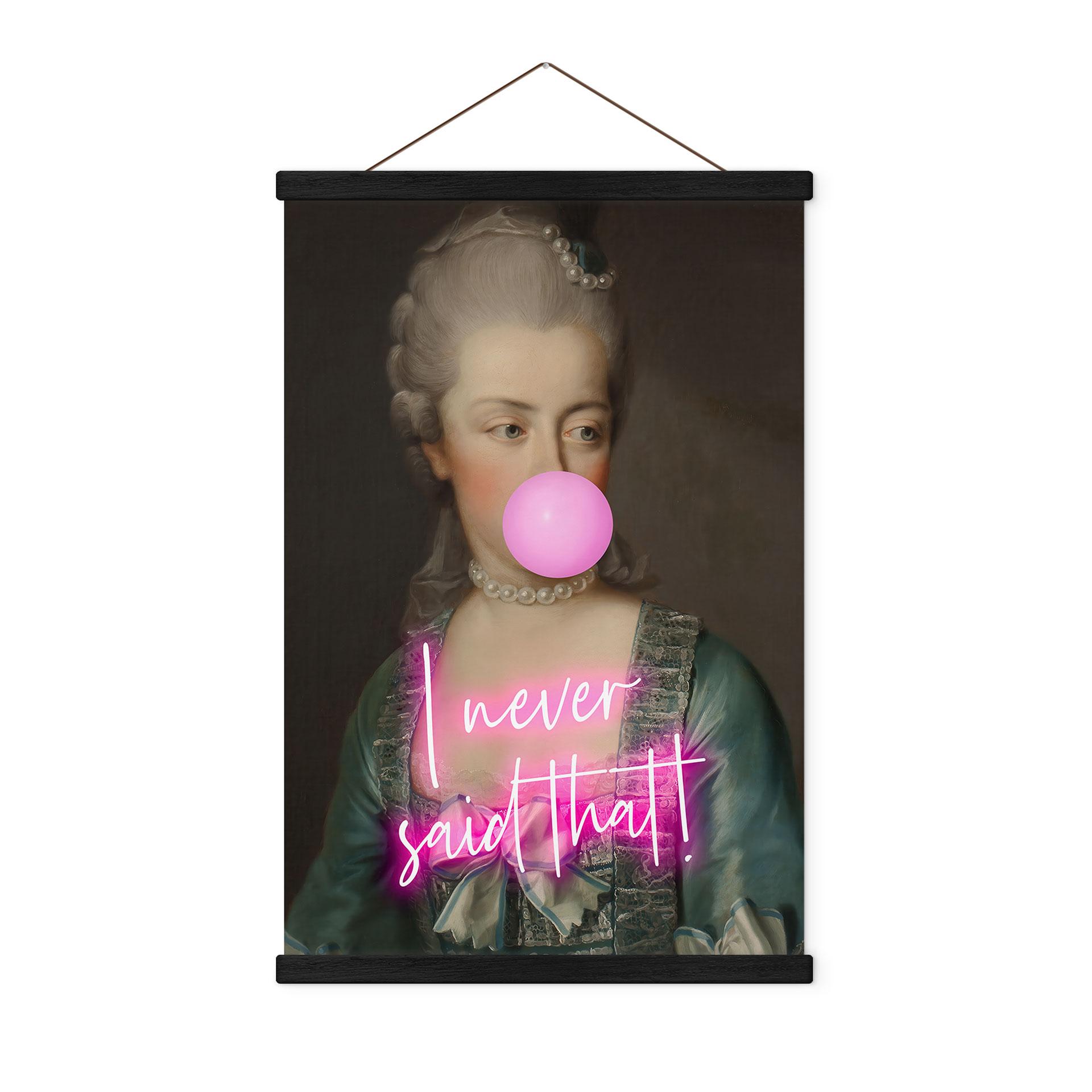 Tekstil plakat Marie Antoinette: I never said that - Grace Digital Art
