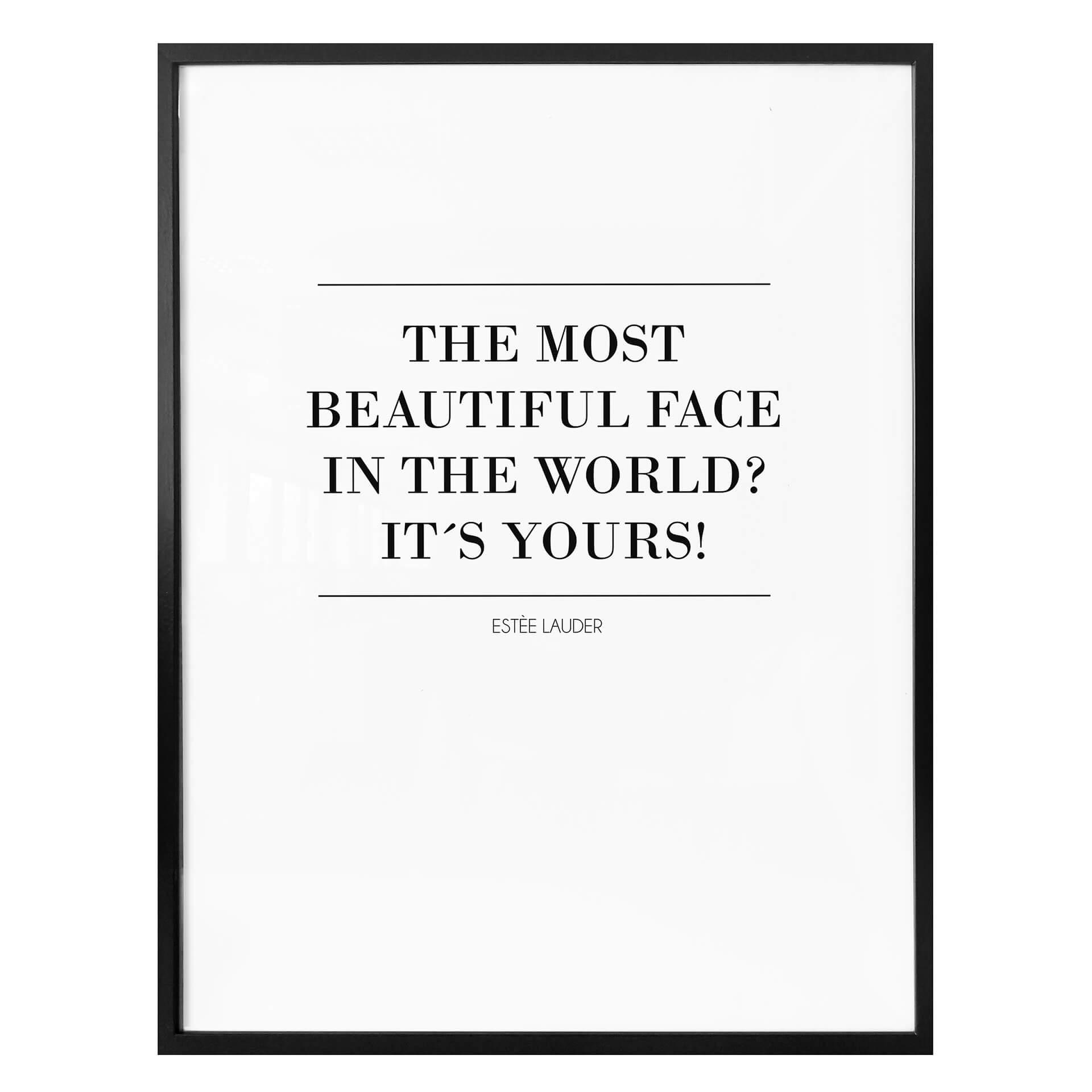 Póster El rostro más bello del mundo