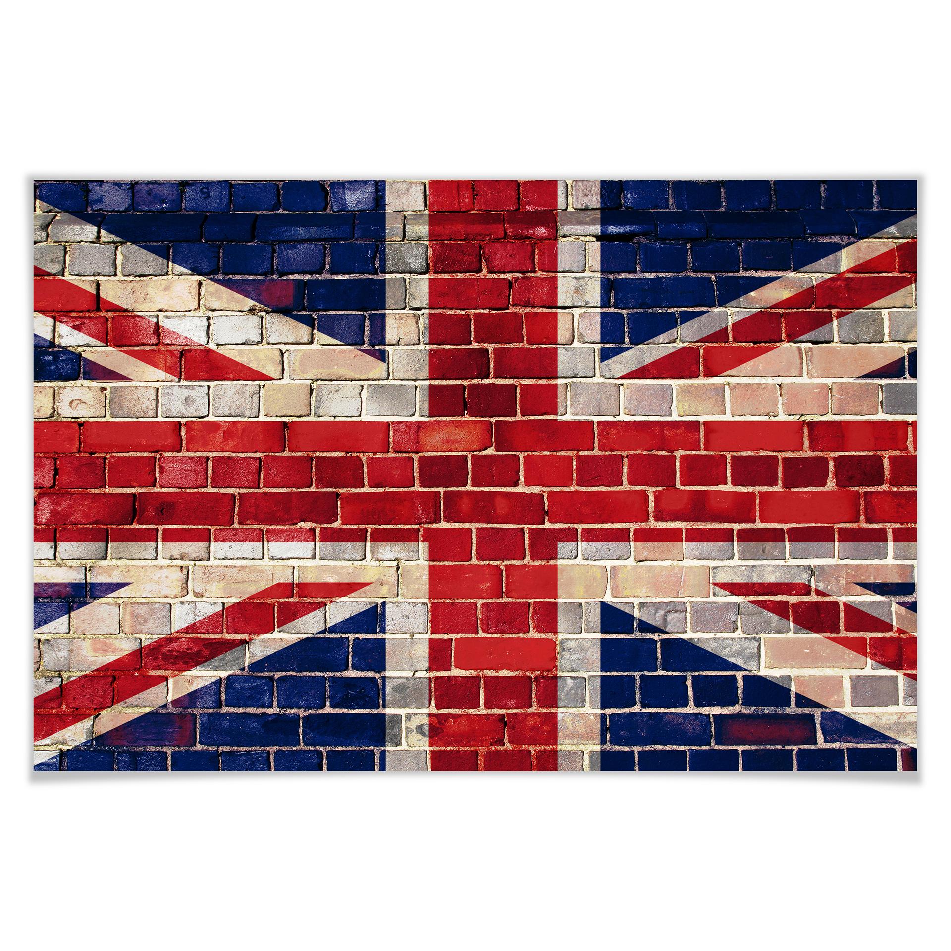 Poster - Union Jack mur
