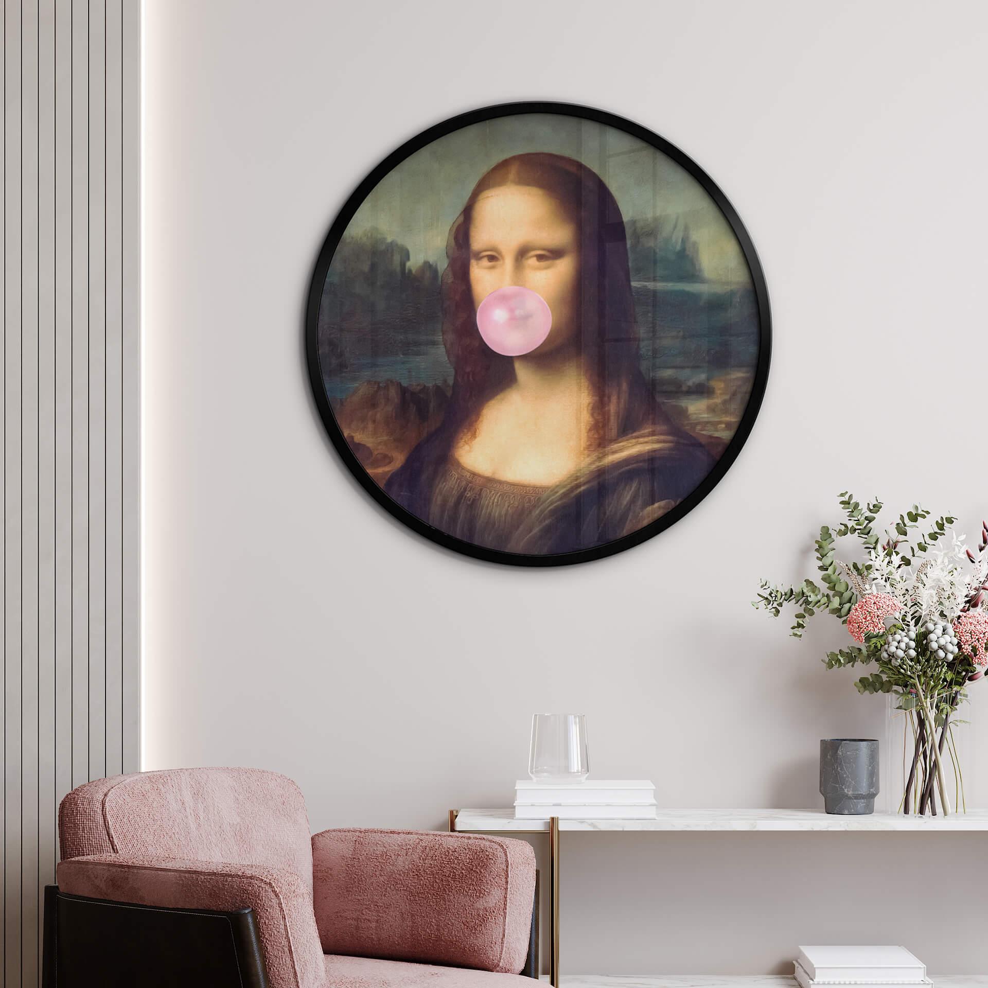 Plakat Taudalpoi - Mona Lisa med tyggegummi