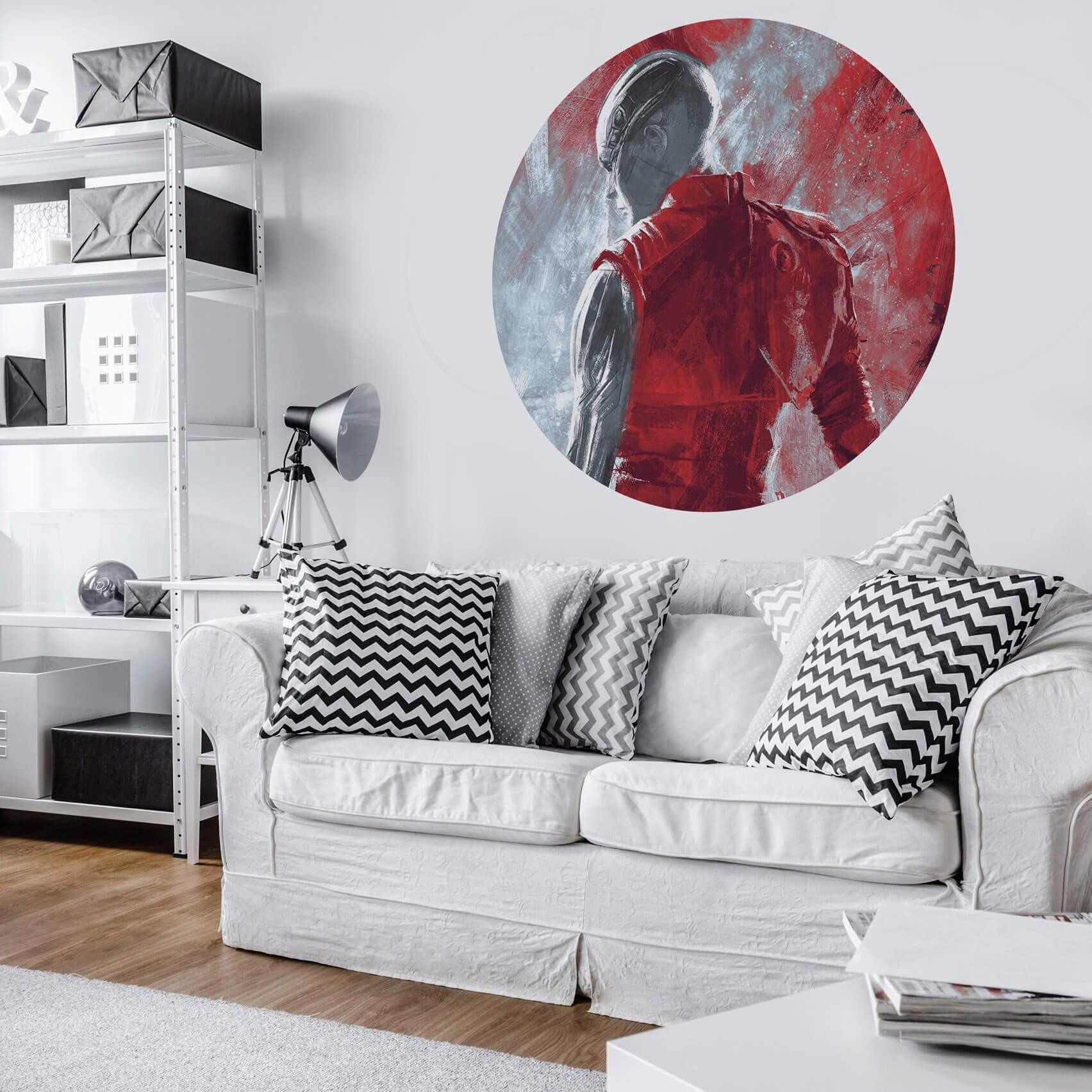 Zelfklevend vliesbehang - Avengers Painting Nebula - 125 x 125 cm