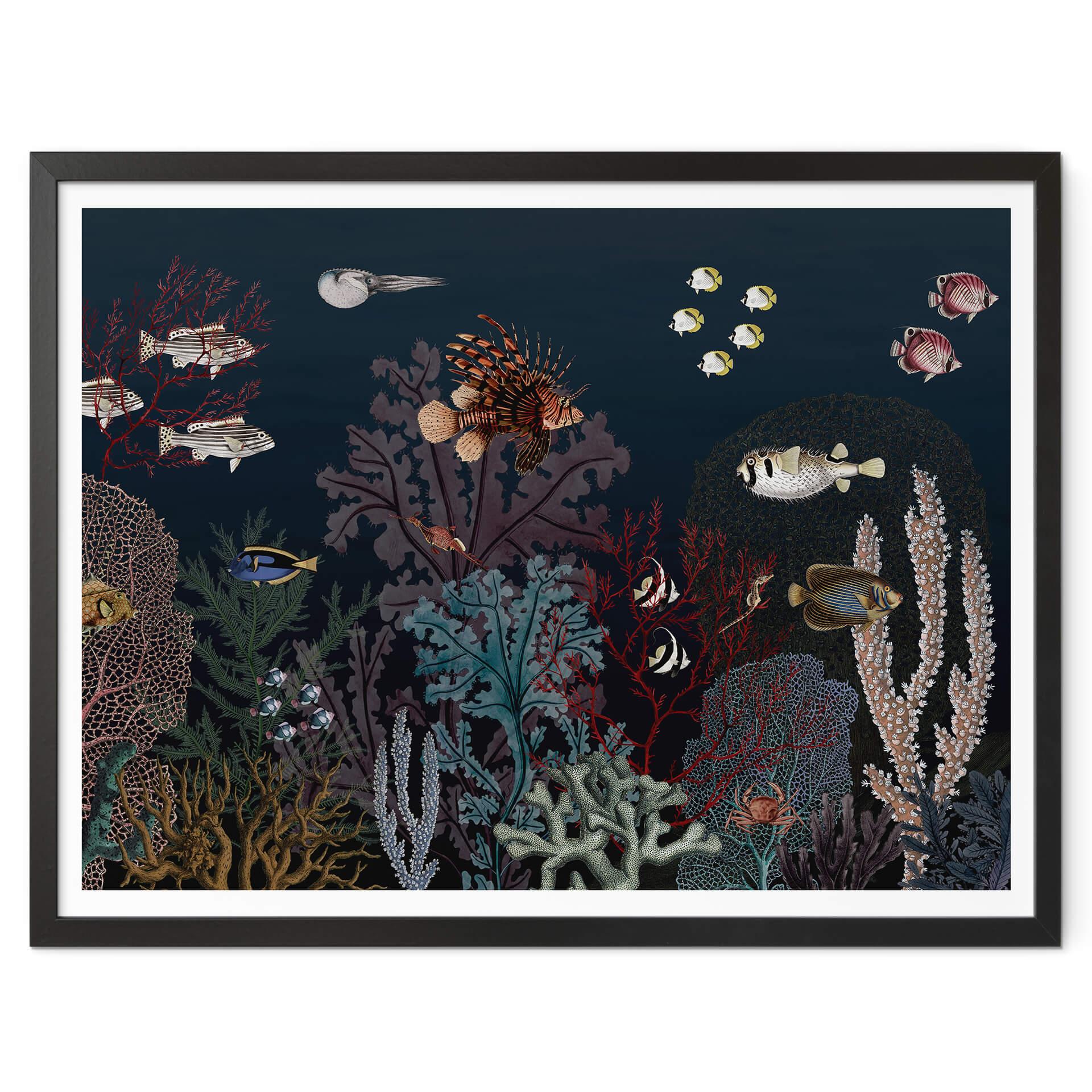 Poster Sir Edward - Djupt i havet